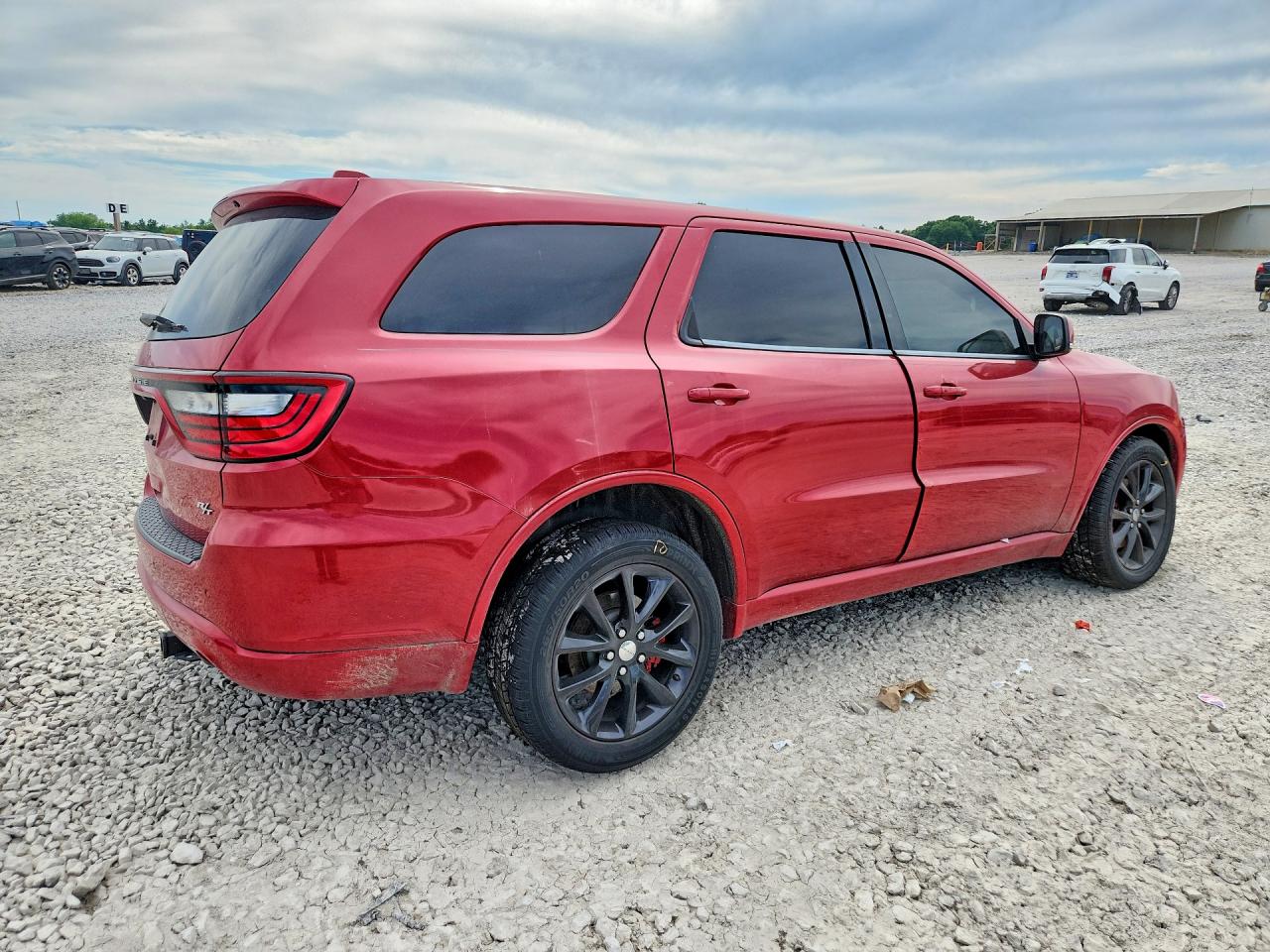 2014 Dodge Durango R Red vin: 1C4SDHCT4EC971980