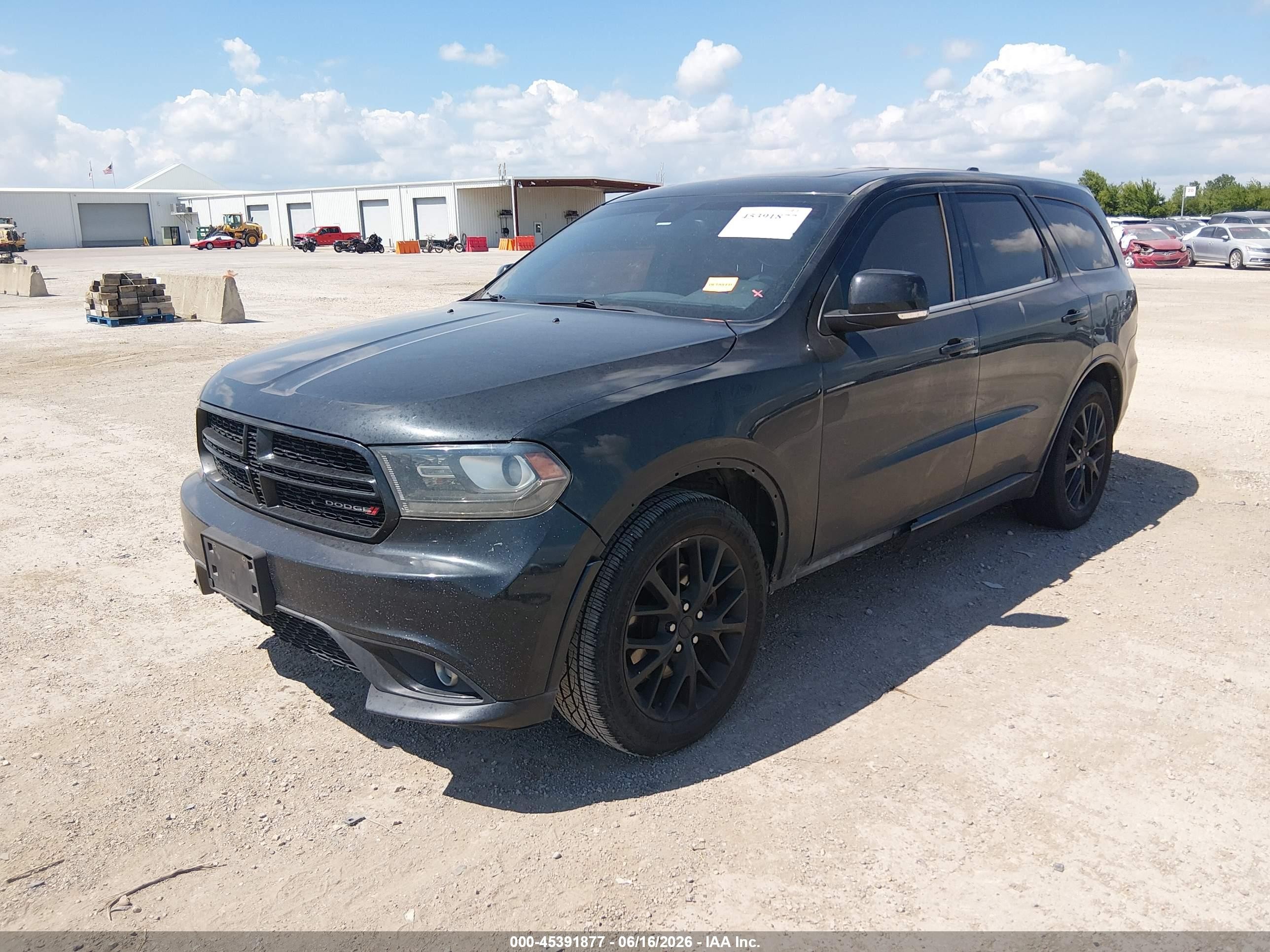 2014 Dodge Durango R/t Black vin: 1C4SDHCT4EC975043