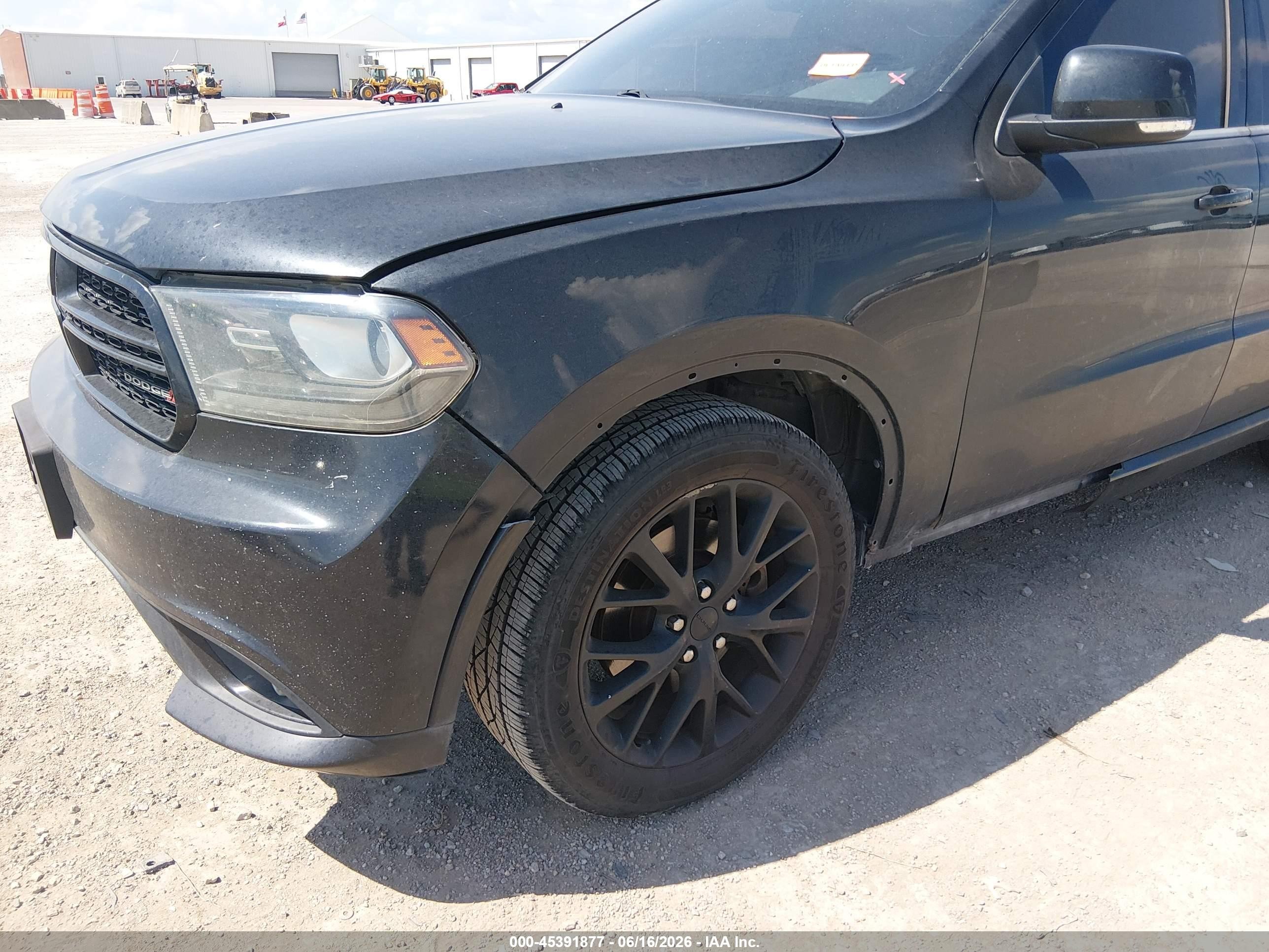 2014 Dodge Durango R/t Black vin: 1C4SDHCT4EC975043