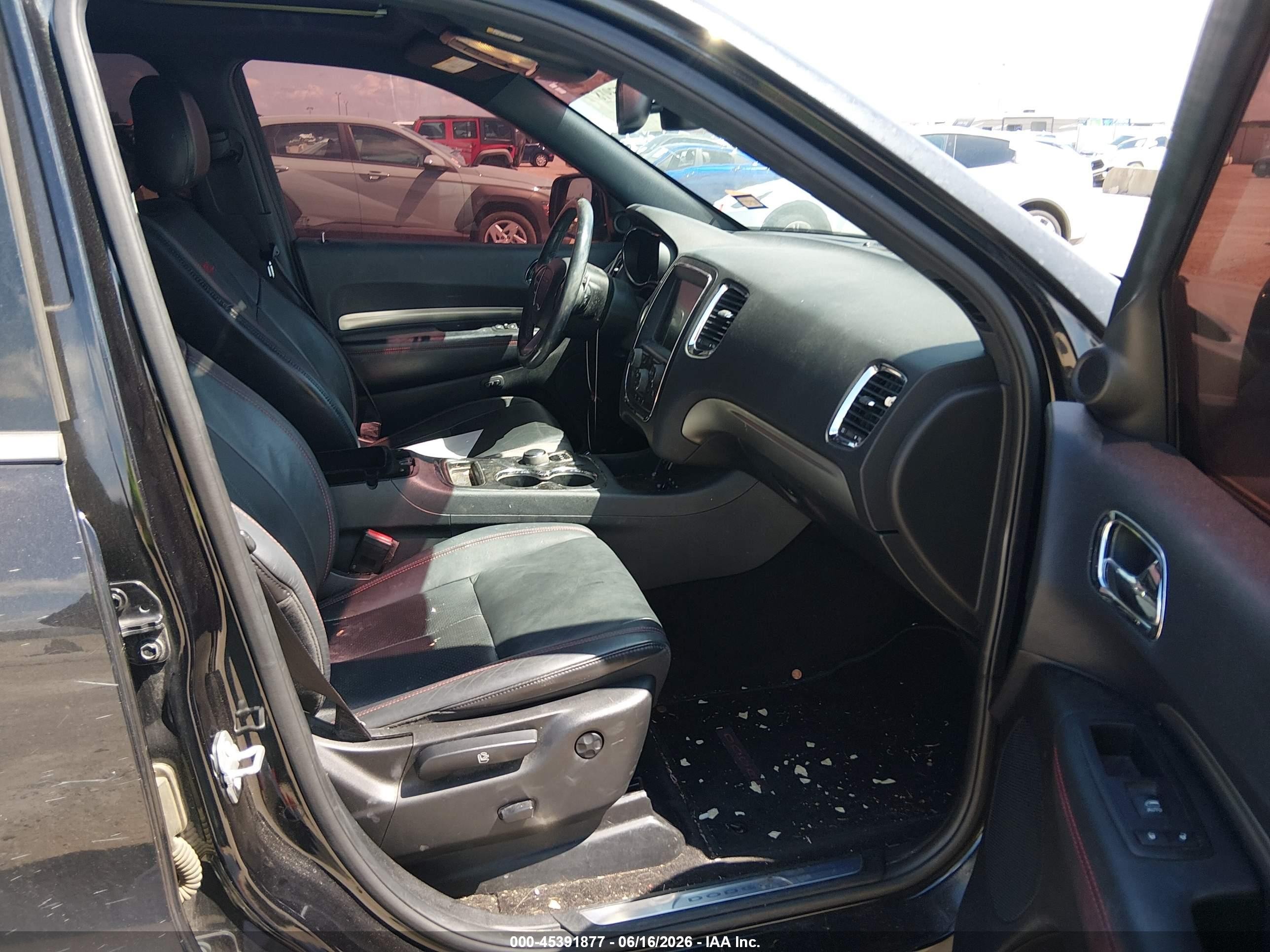 2014 Dodge Durango R/t Black vin: 1C4SDHCT4EC975043