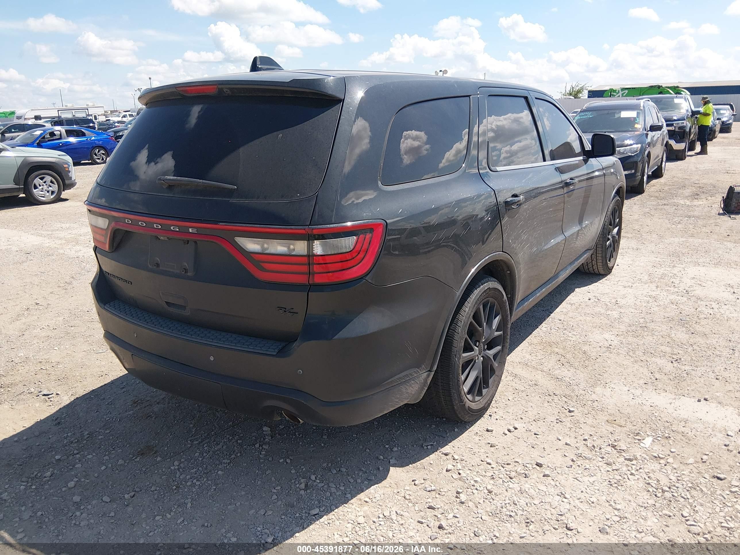 2014 Dodge Durango R/t Black vin: 1C4SDHCT4EC975043