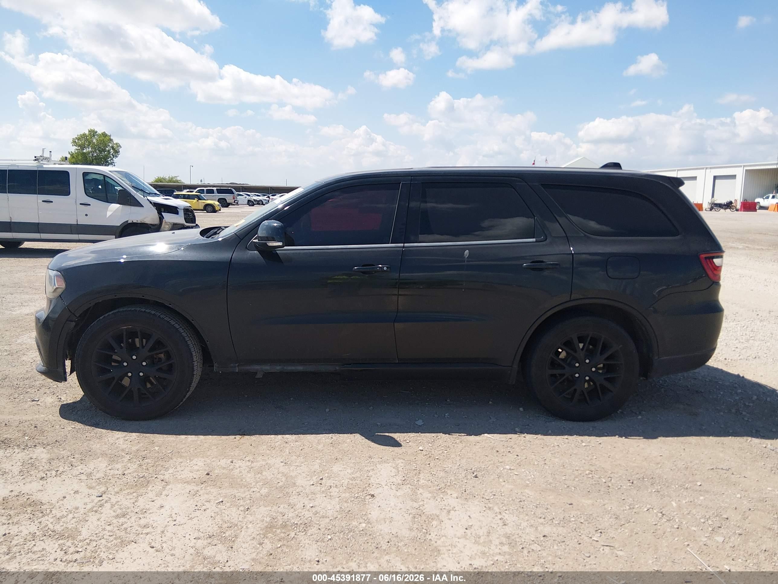 2014 Dodge Durango R/t Black vin: 1C4SDHCT4EC975043