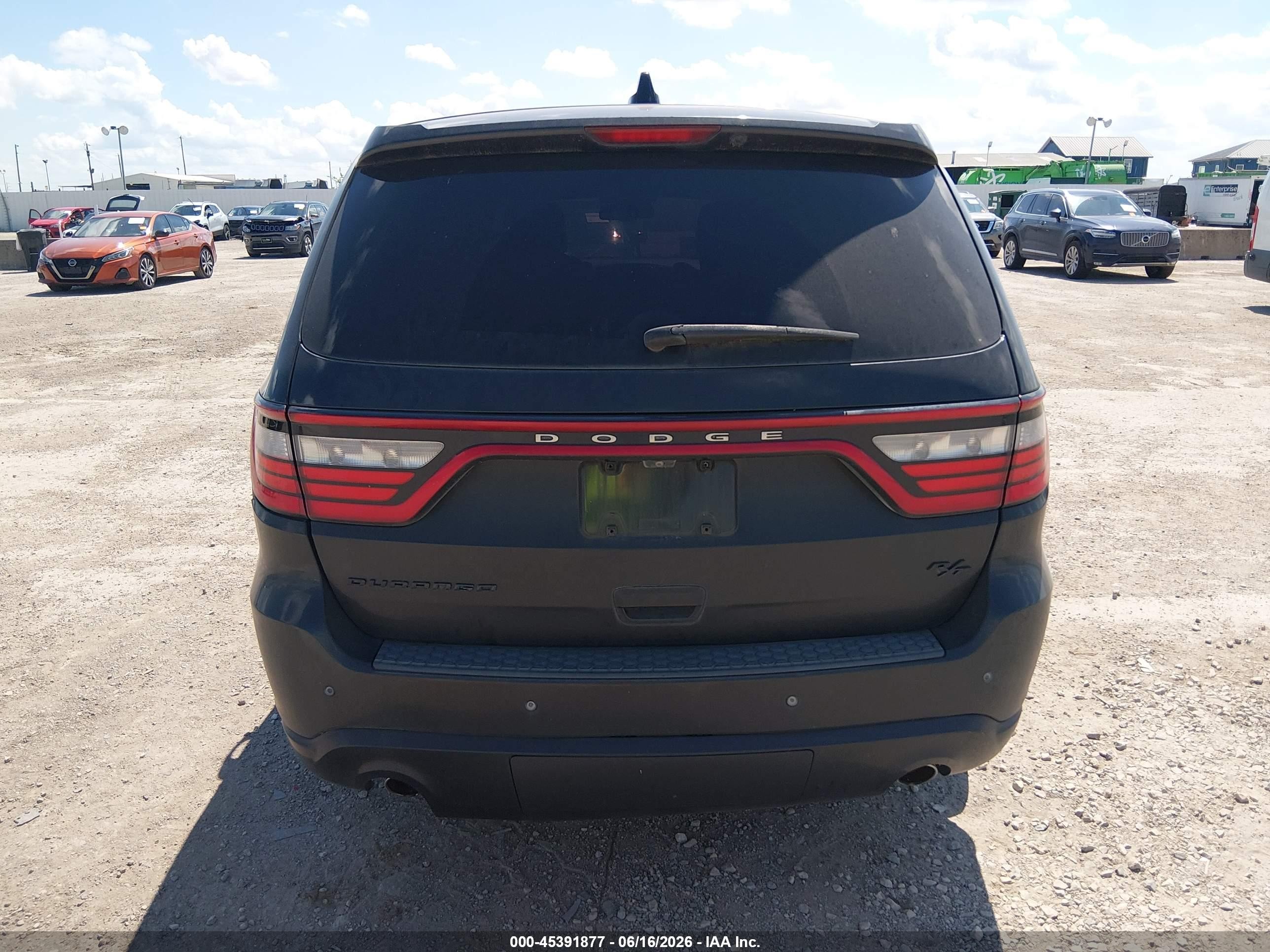 2014 Dodge Durango R/t Black vin: 1C4SDHCT4EC975043