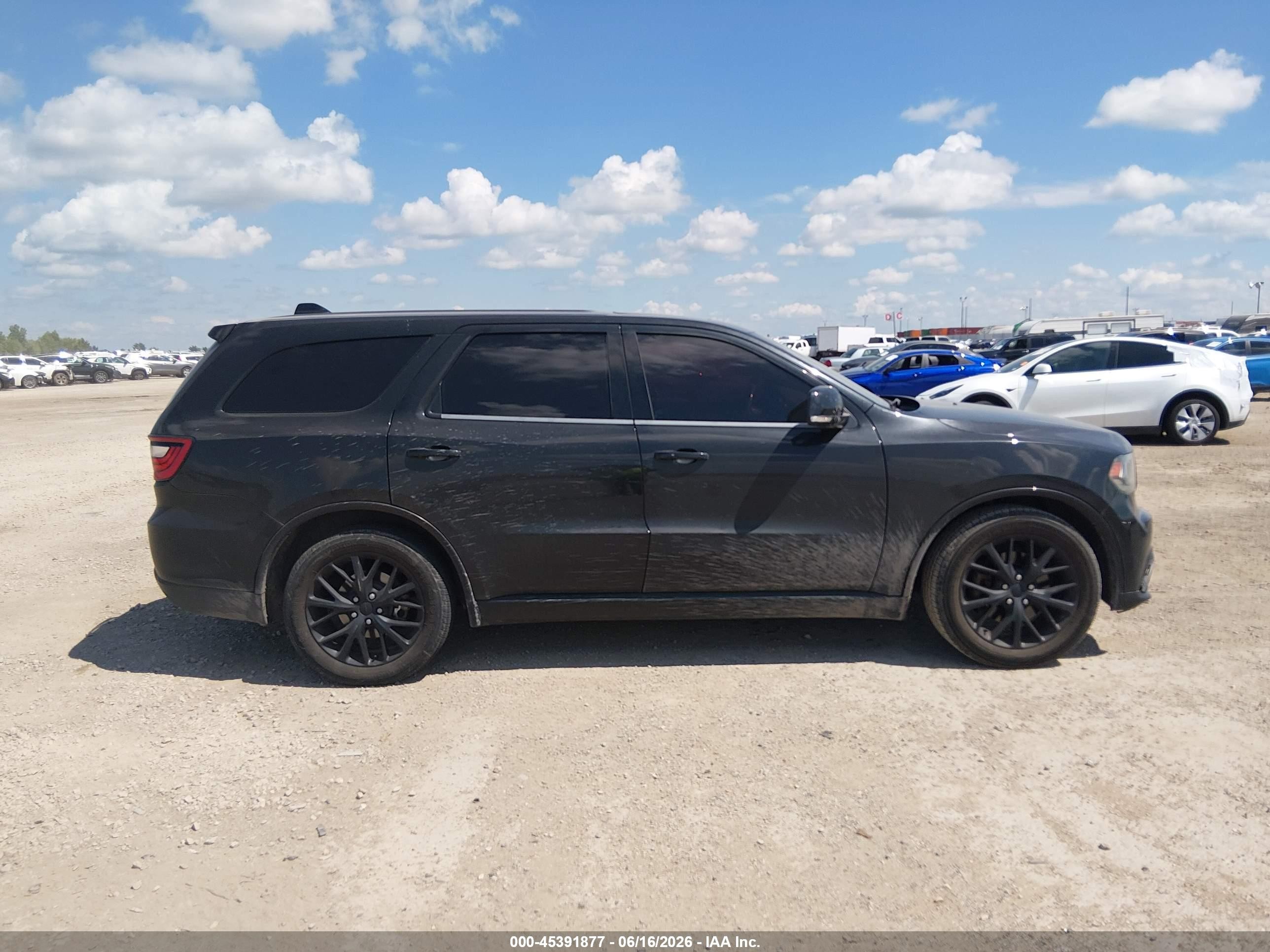 2014 Dodge Durango R/t Black vin: 1C4SDHCT4EC975043
