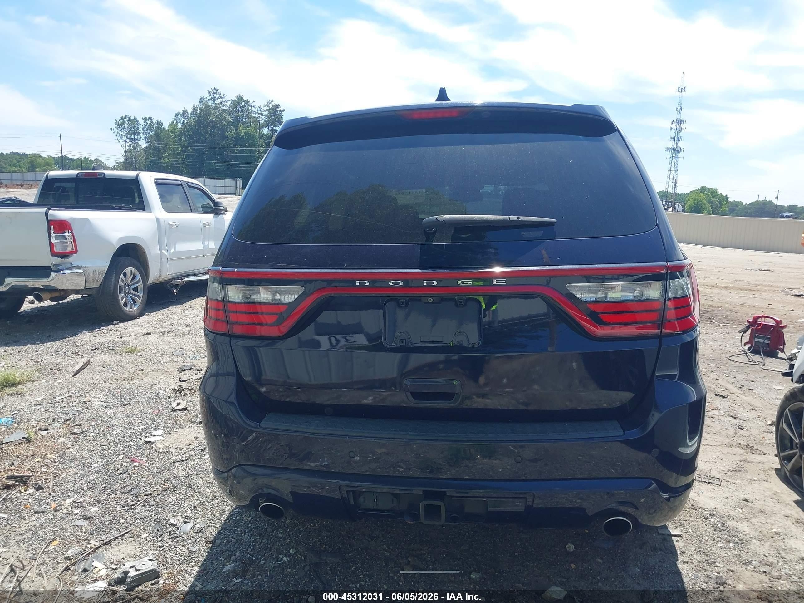 2014 Dodge Durango R/t Black vin: 1C4SDHCT5EC411241
