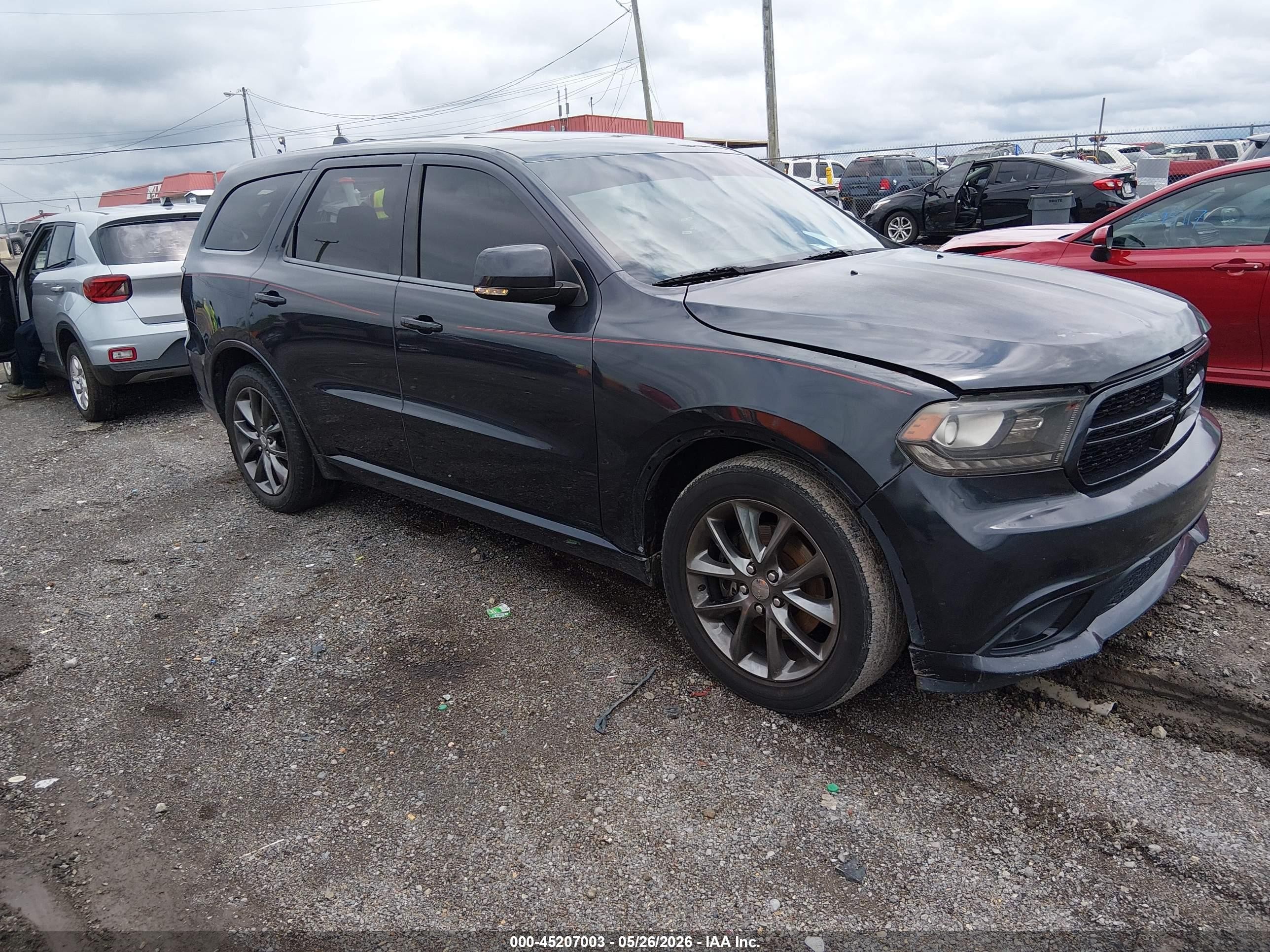 2014 Dodge Durango R/t Black vin: 1C4SDHCT5EC596679