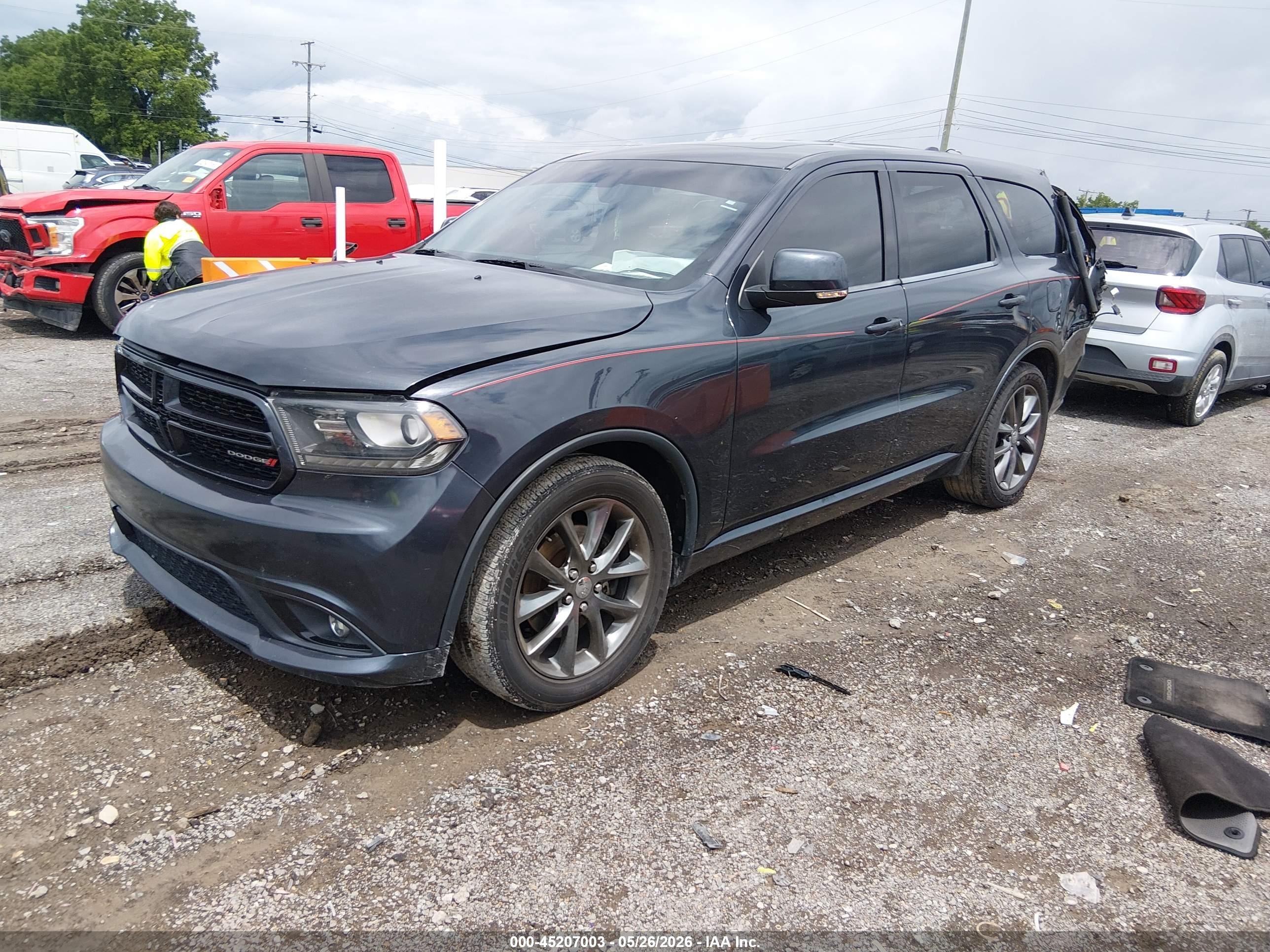 2014 Dodge Durango R/t Black vin: 1C4SDHCT5EC596679
