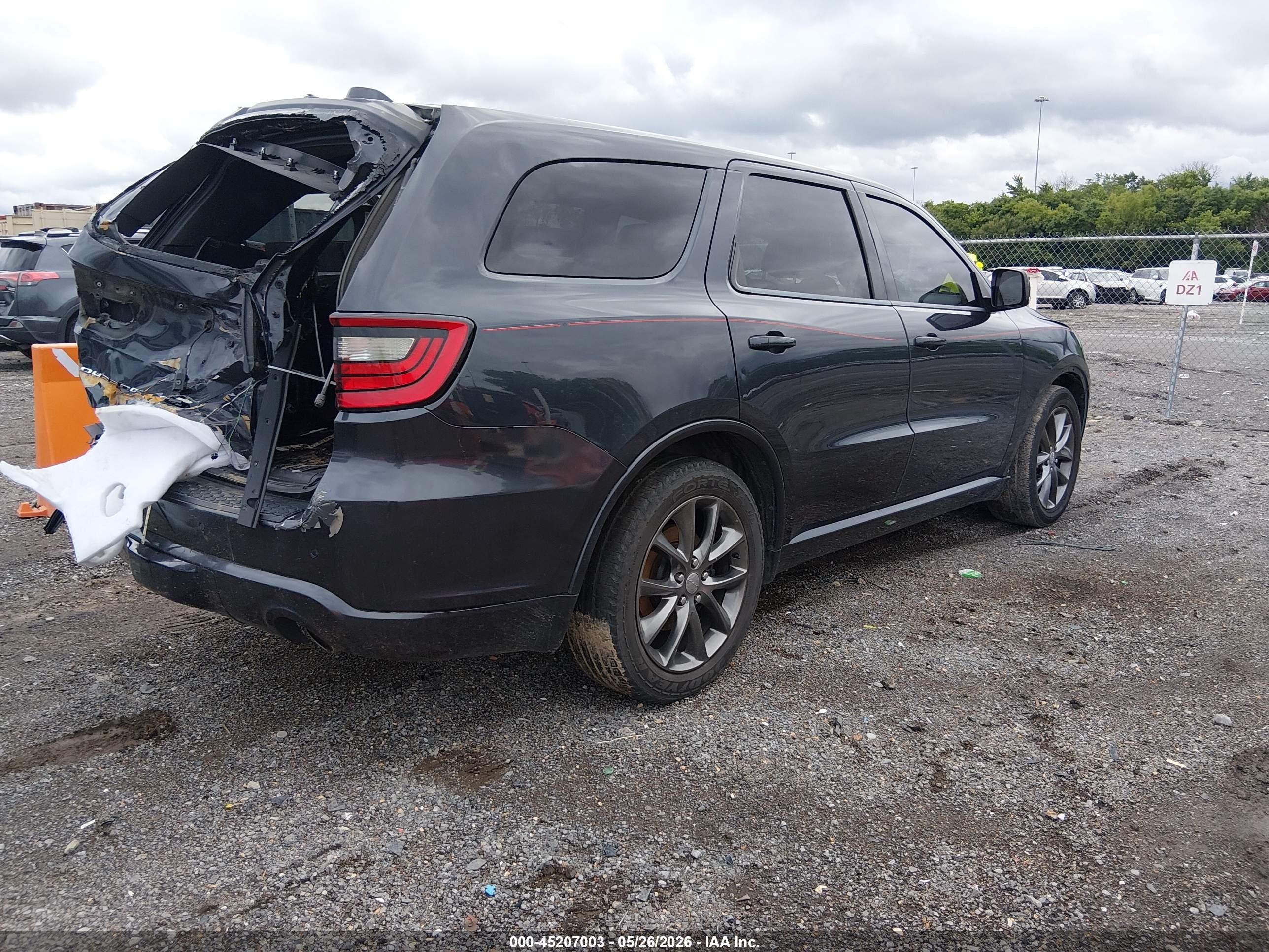 2014 Dodge Durango R/t Black vin: 1C4SDHCT5EC596679