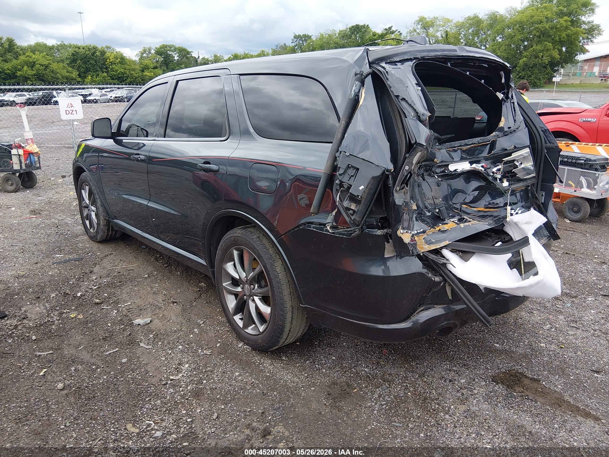 2014 Dodge Durango R/t Black vin: 1C4SDHCT5EC596679