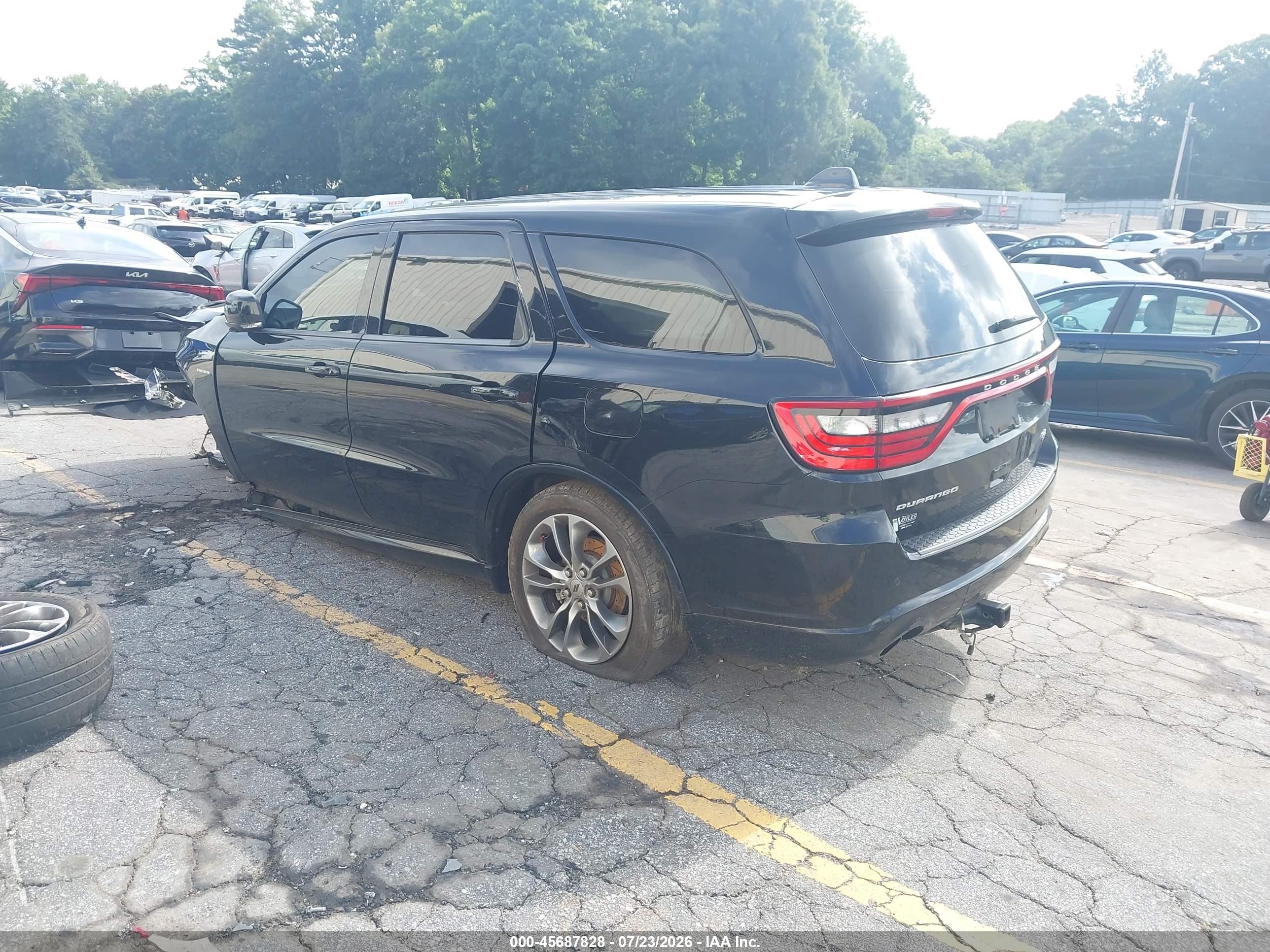 2020 Dodge Durango R/t Rwd Черный vin: 1C4SDHCT5LC259569