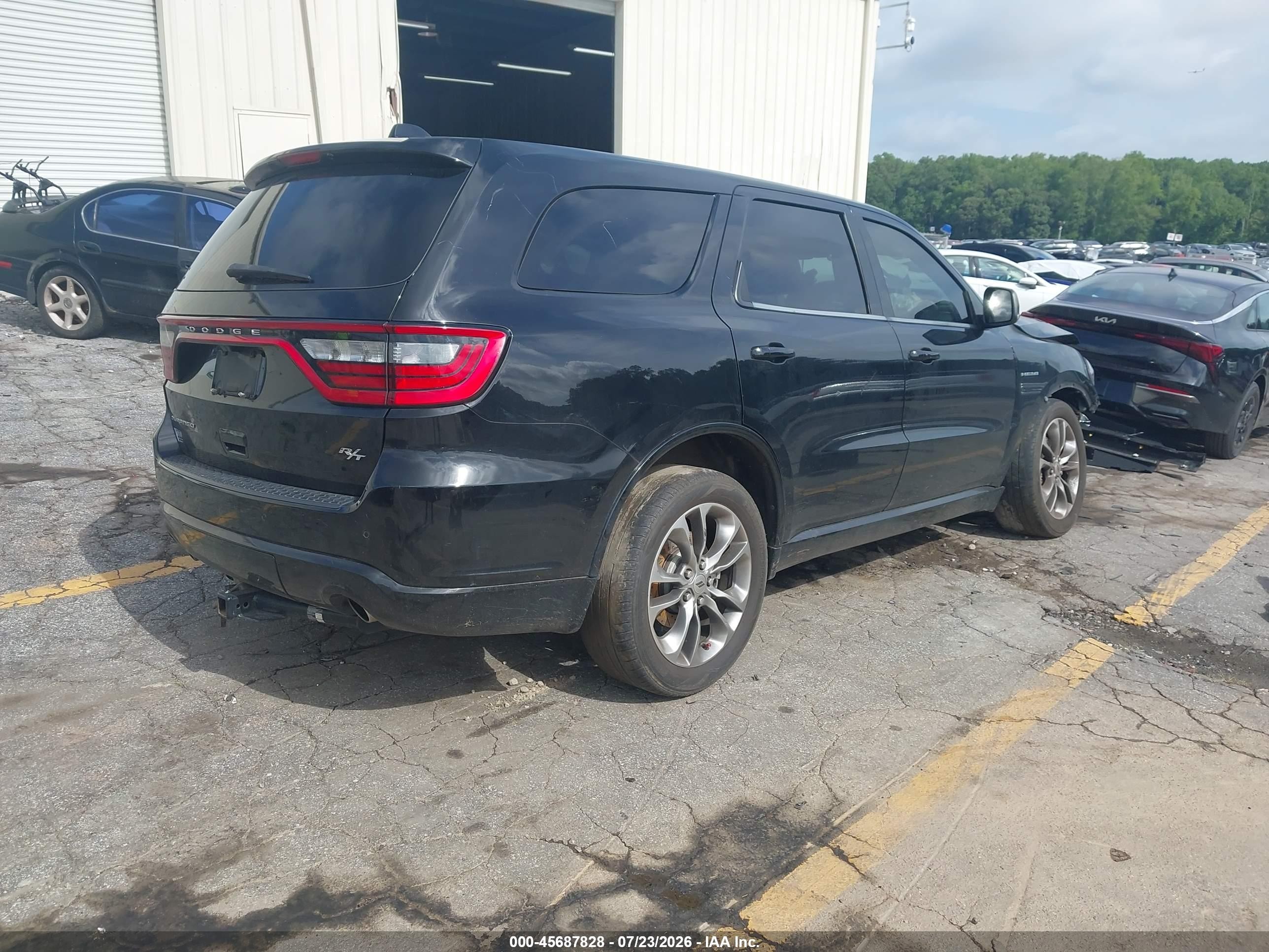 2020 Dodge Durango R/t Rwd Черный vin: 1C4SDHCT5LC259569