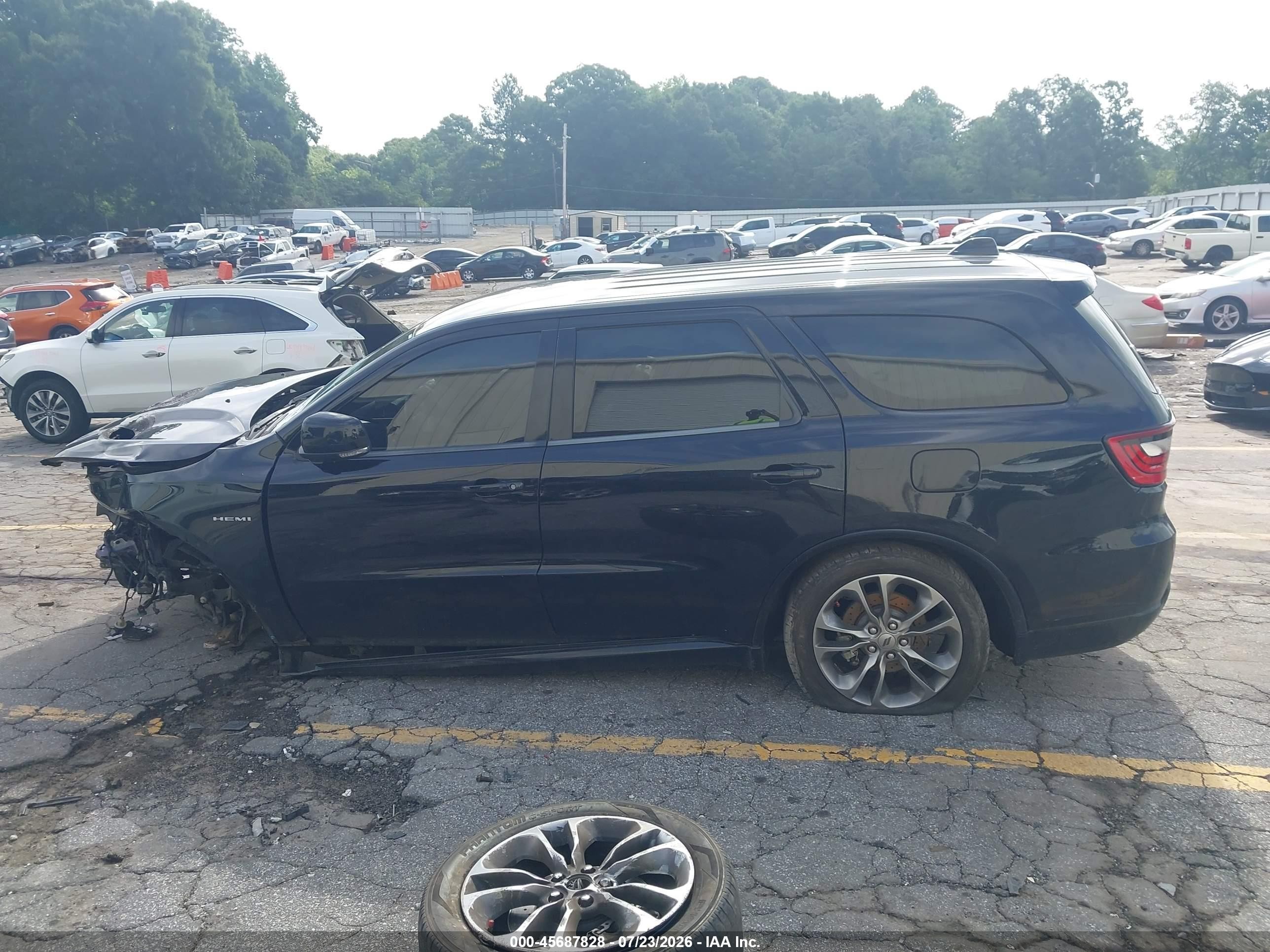 2020 Dodge Durango R/t Rwd Черный vin: 1C4SDHCT5LC259569