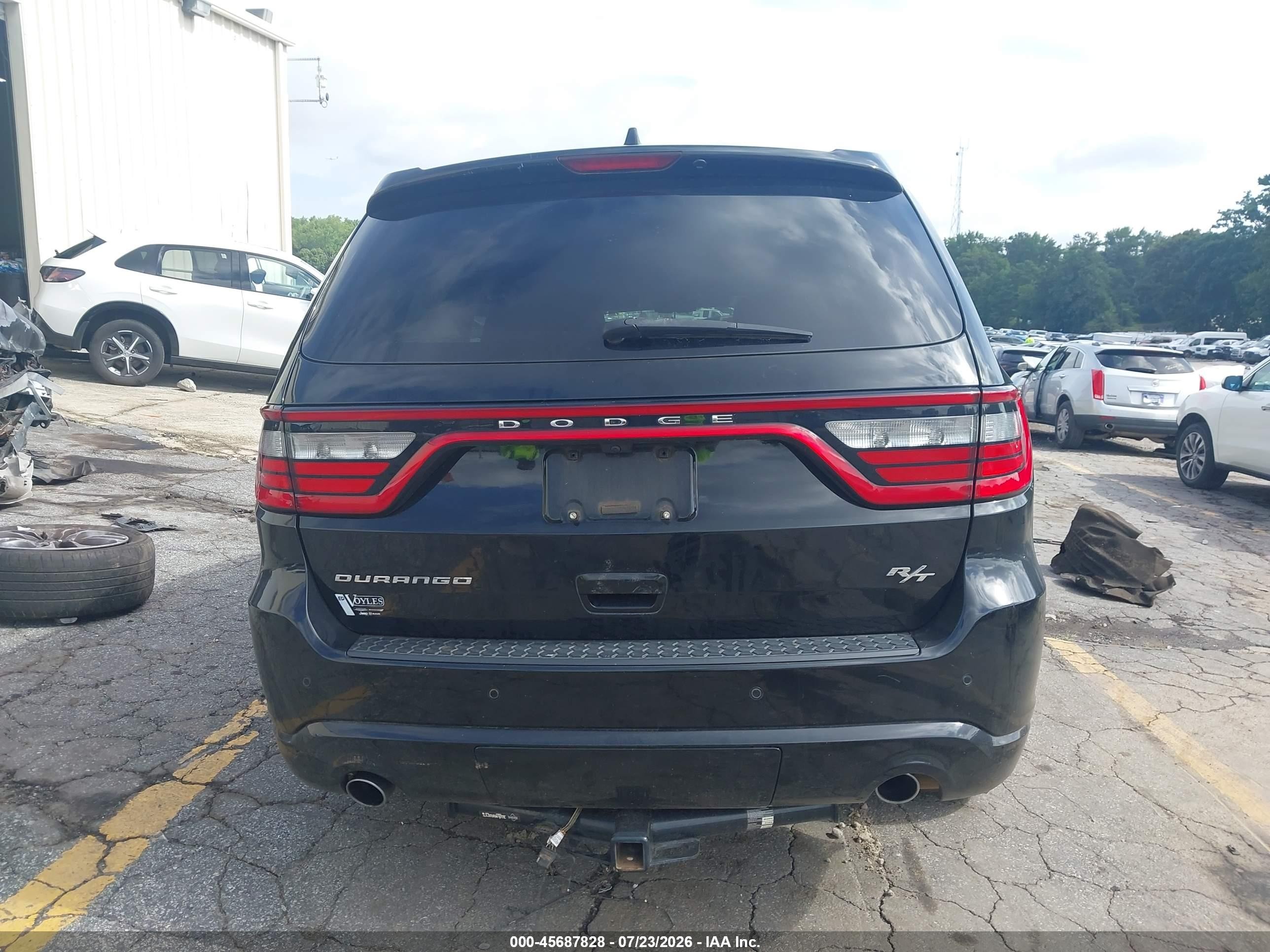 2020 Dodge Durango R/t Rwd Черный vin: 1C4SDHCT5LC259569