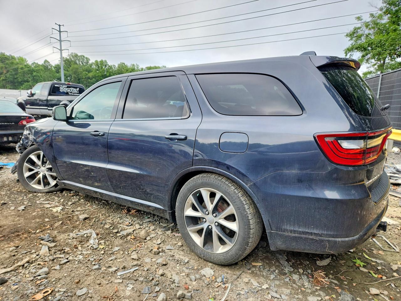 2014 Dodge Durango R/t Gray vin: 1C4SDHCT6EC454602