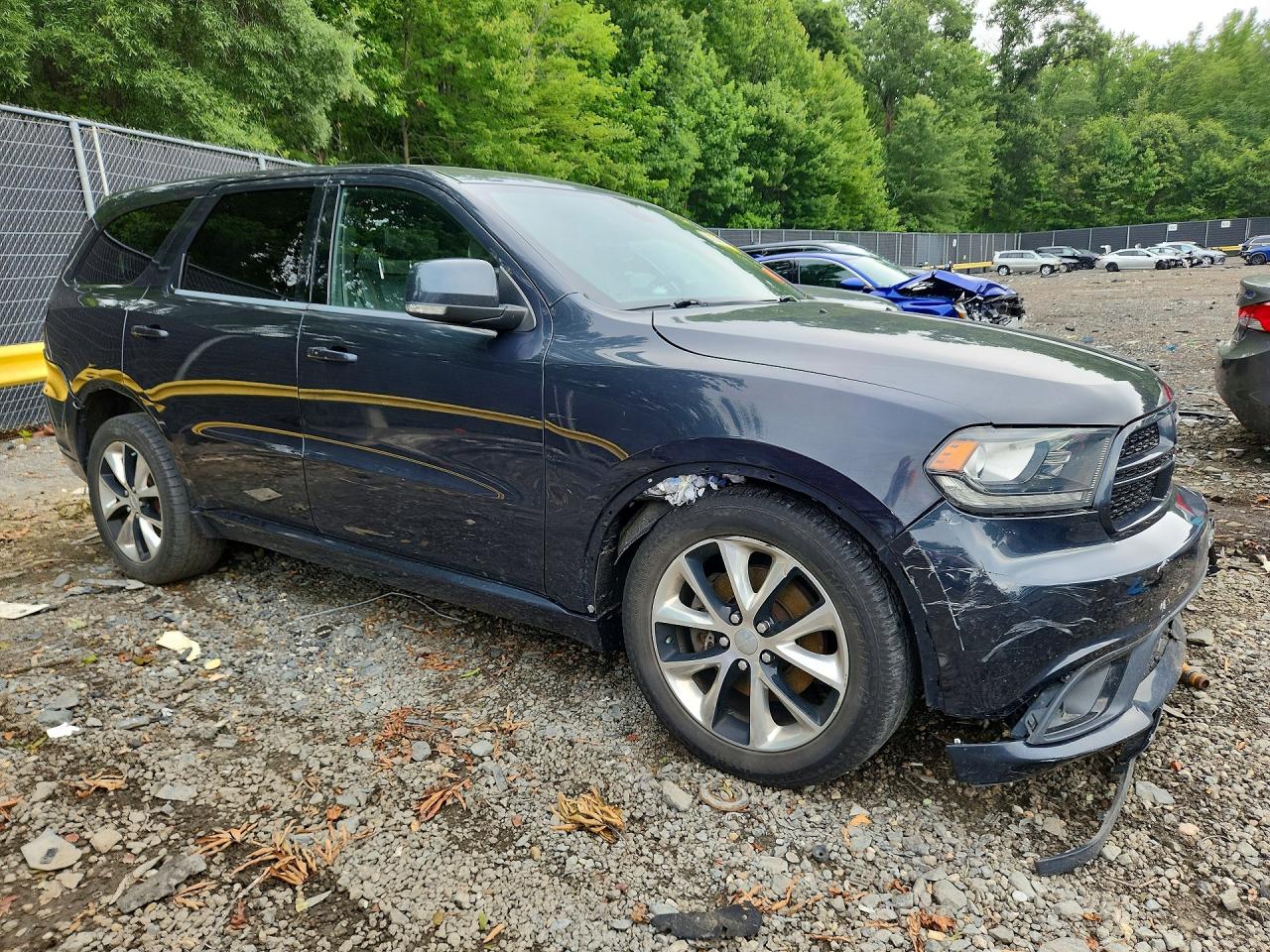2014 Dodge Durango R/t Gray vin: 1C4SDHCT6EC454602
