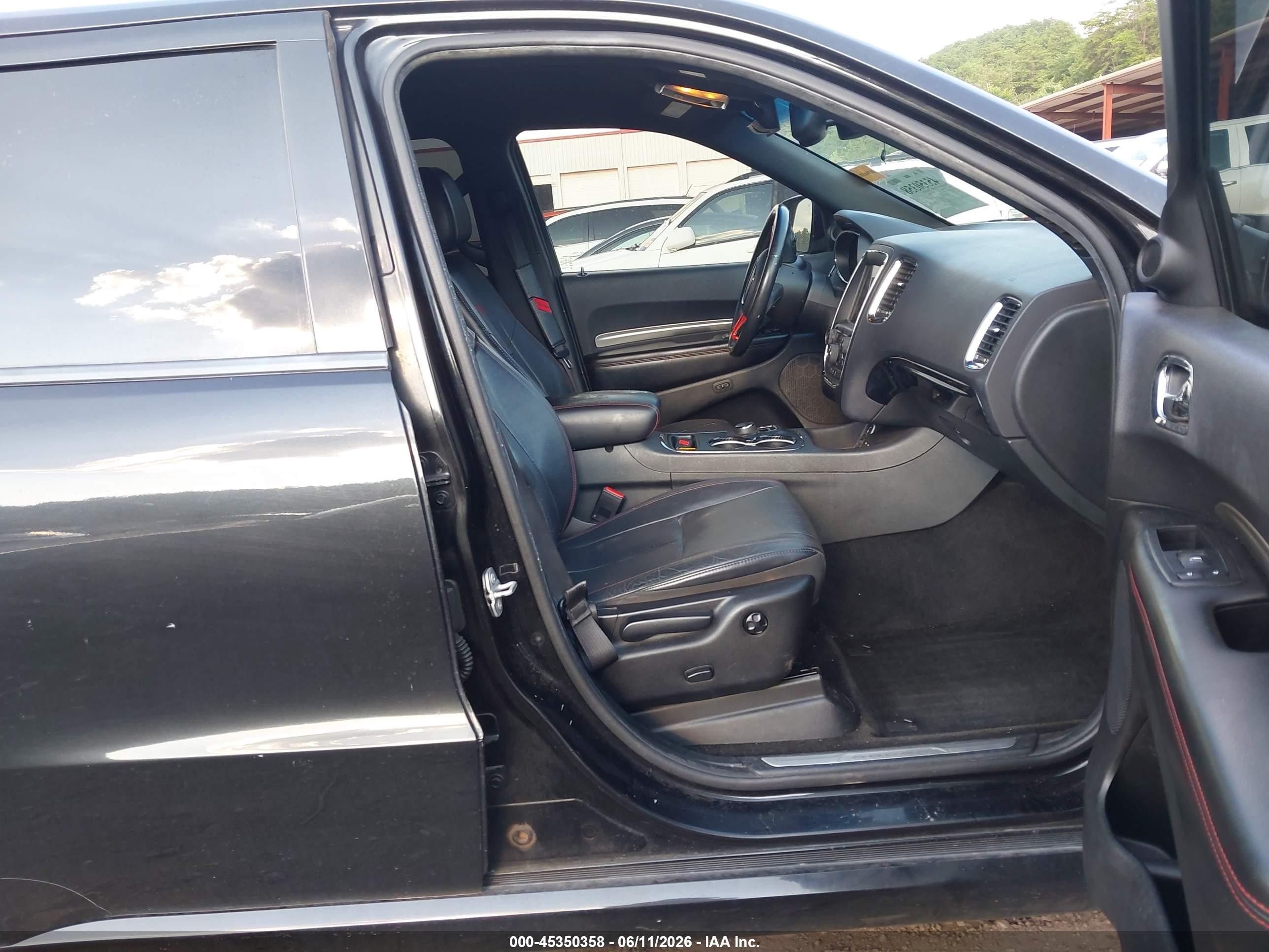 2015 Dodge Durango R/t Черный vin: 1C4SDHCT6FC709217