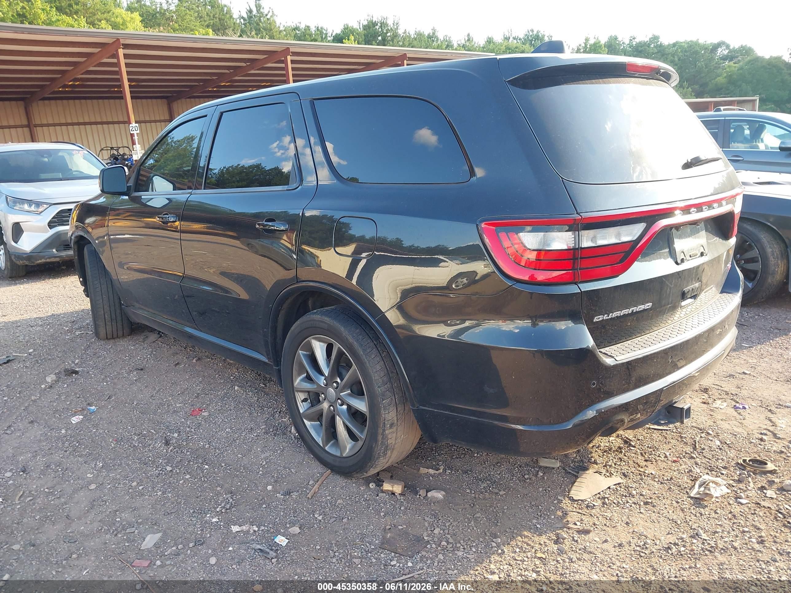 2015 Dodge Durango R/t Черный vin: 1C4SDHCT6FC709217