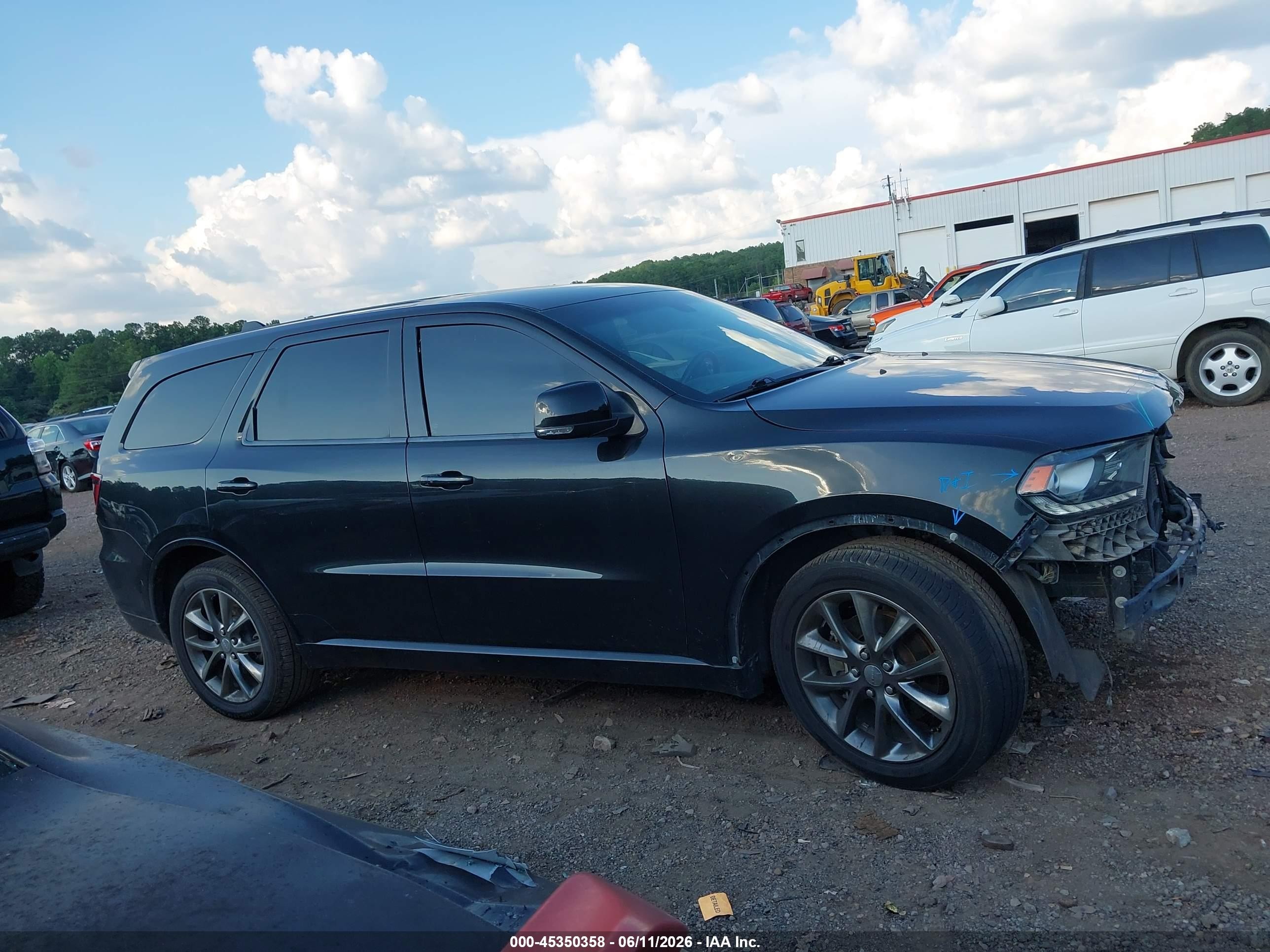 2015 Dodge Durango R/t Черный vin: 1C4SDHCT6FC709217