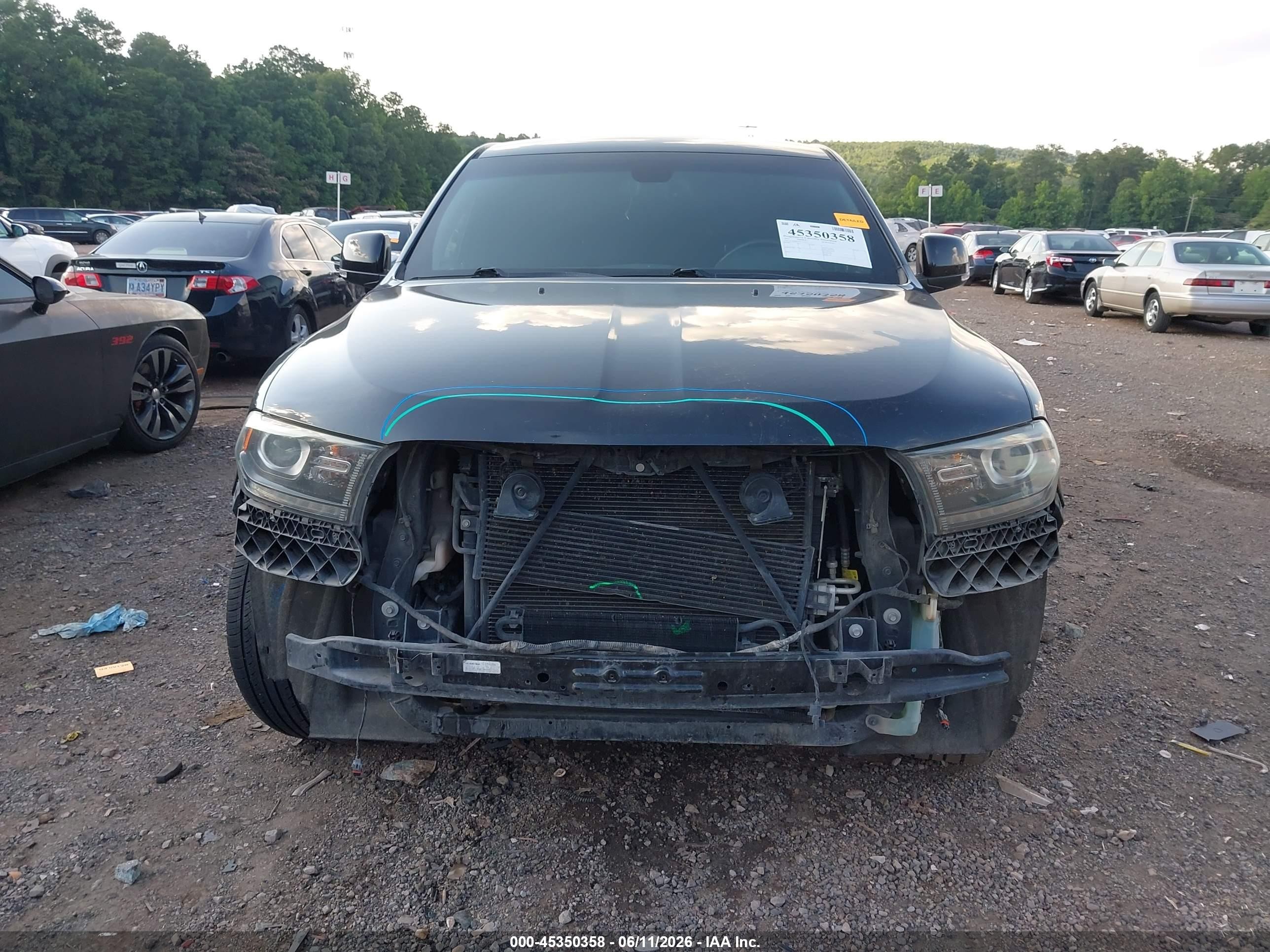 2015 Dodge Durango R/t Черный vin: 1C4SDHCT6FC709217