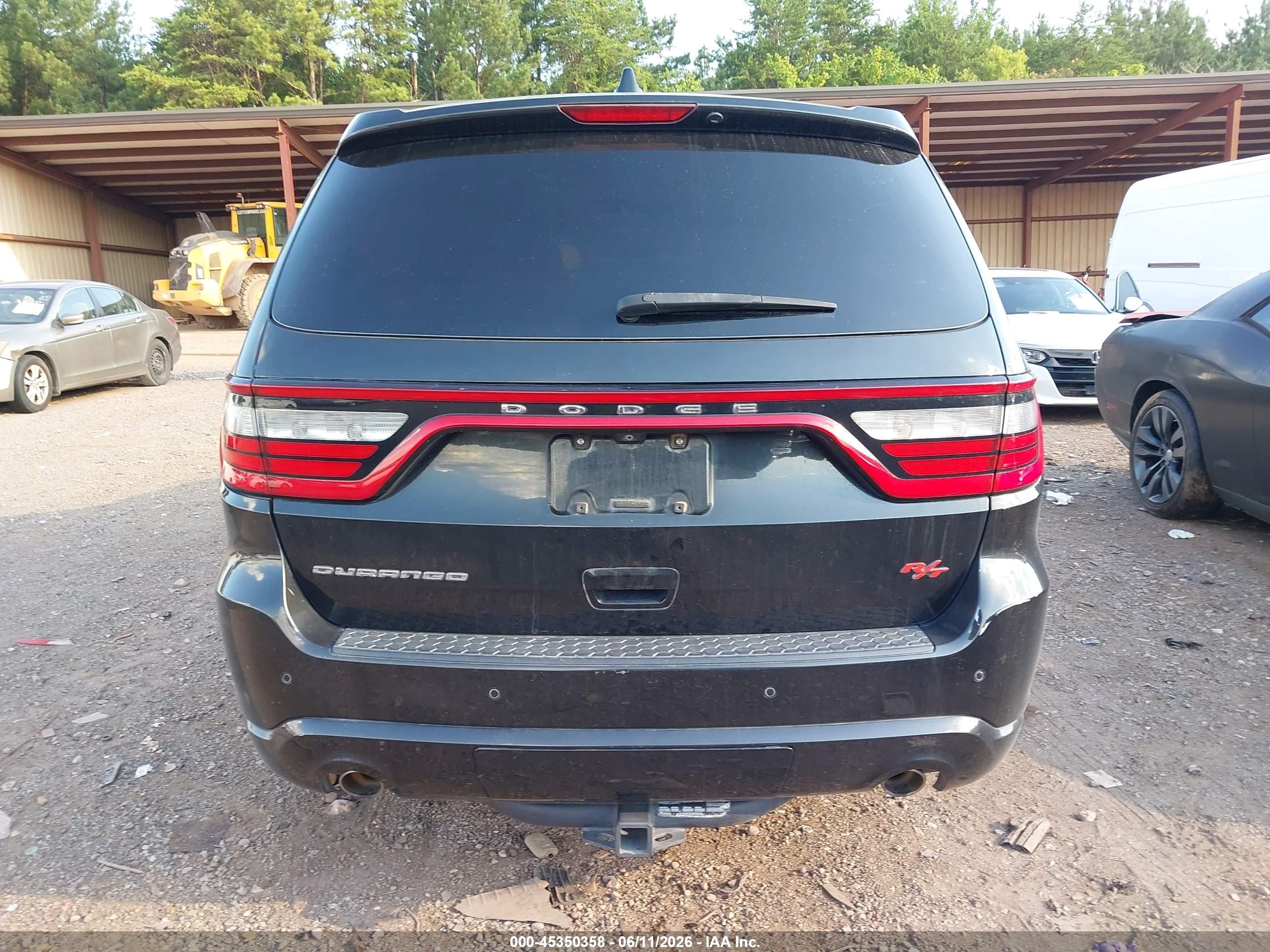 2015 Dodge Durango R/t Черный vin: 1C4SDHCT6FC709217