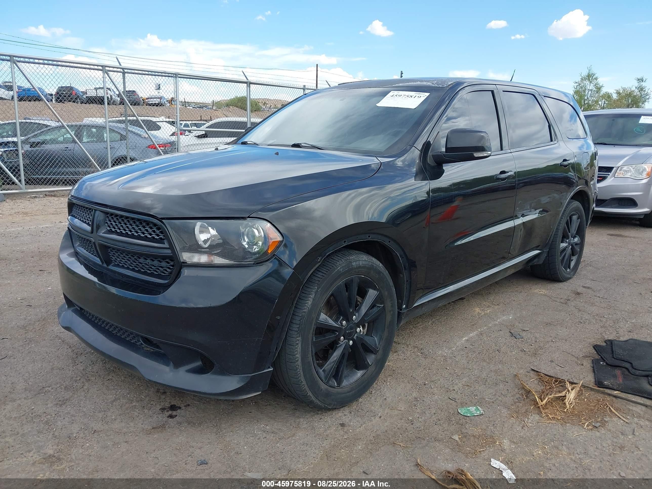 2013 Dodge Durango R/t Черный vin: 1C4SDHCT7DC677343
