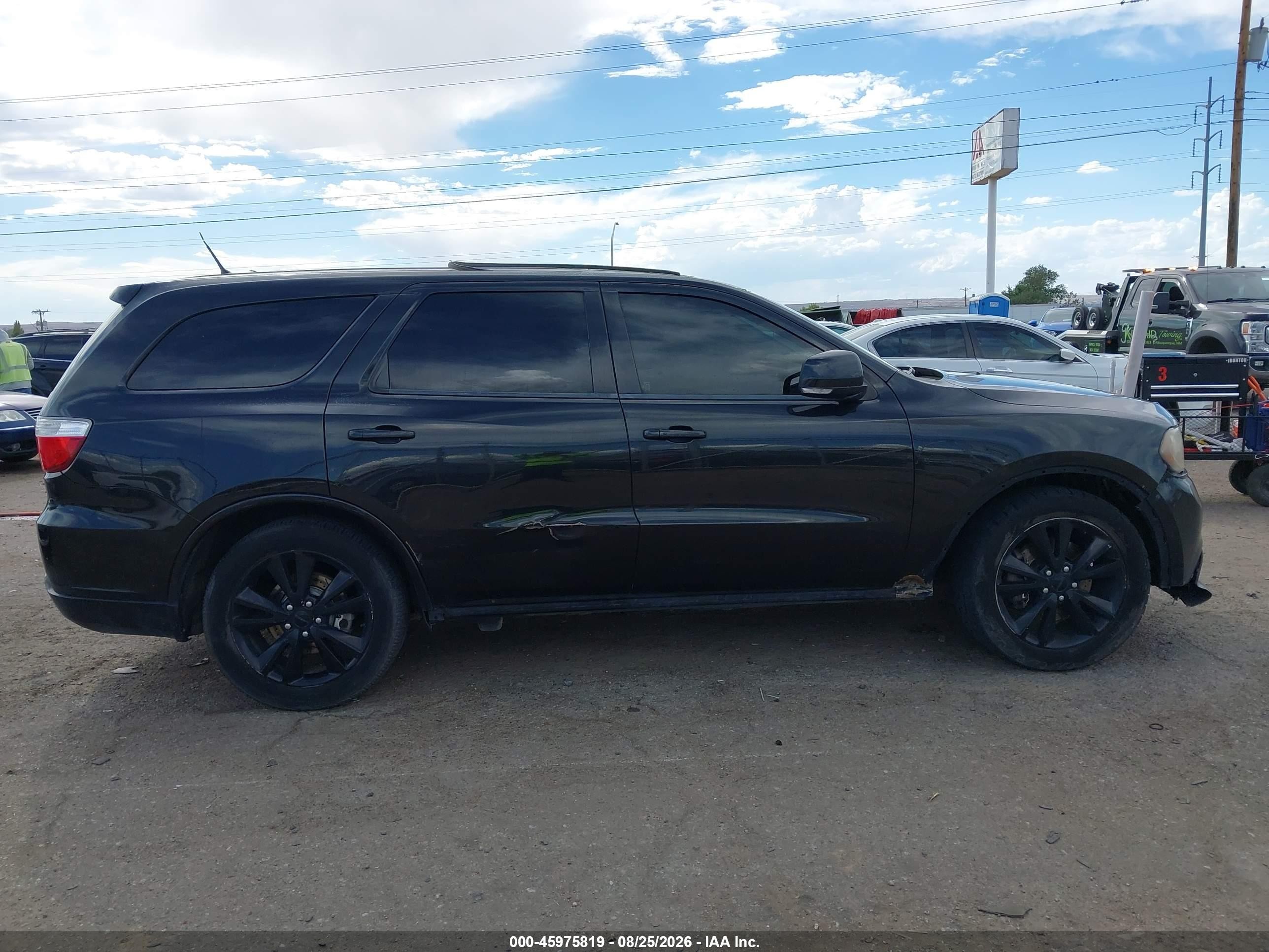 2013 Dodge Durango R/t Черный vin: 1C4SDHCT7DC677343