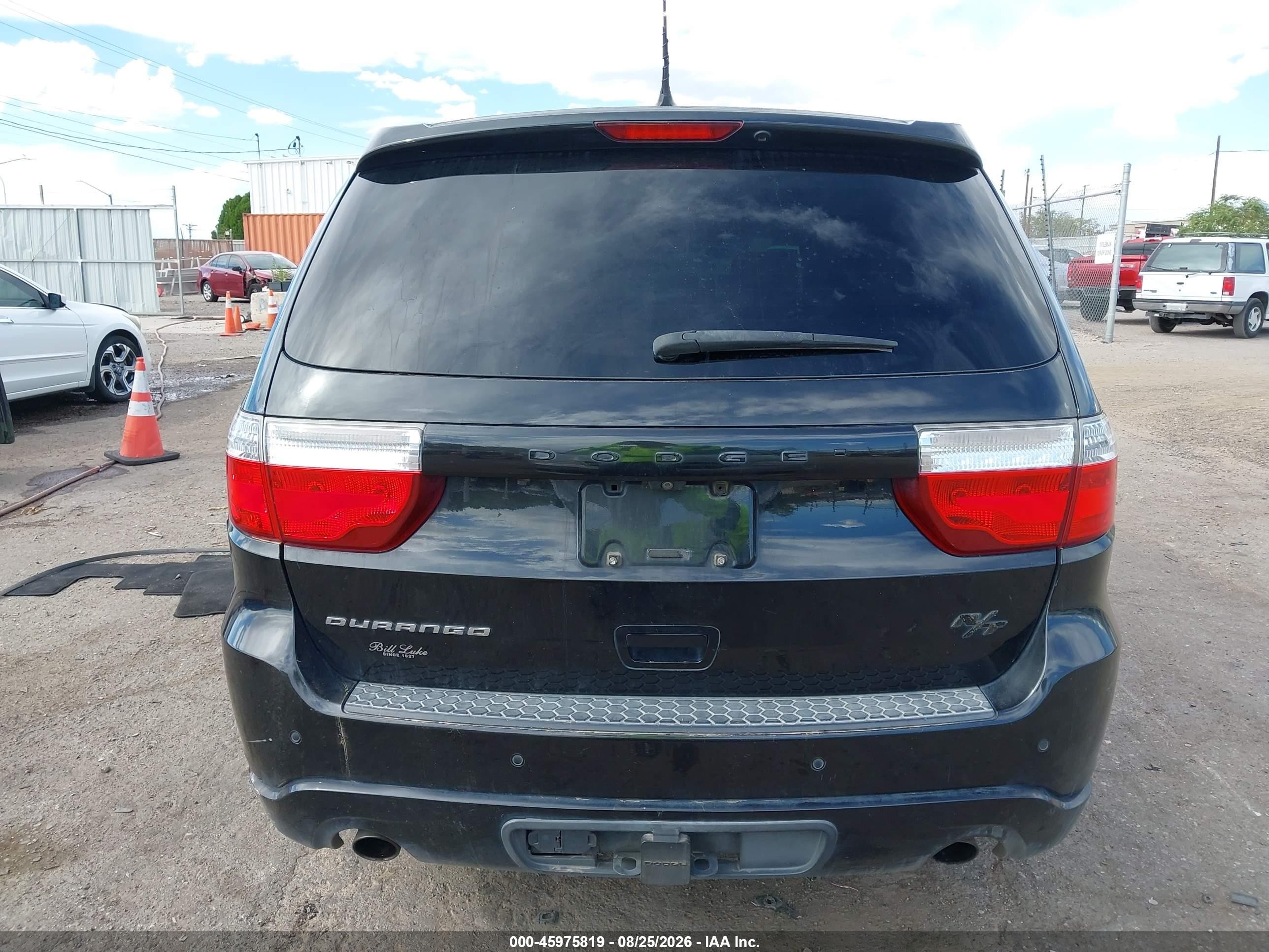 2013 Dodge Durango R/t Черный vin: 1C4SDHCT7DC677343