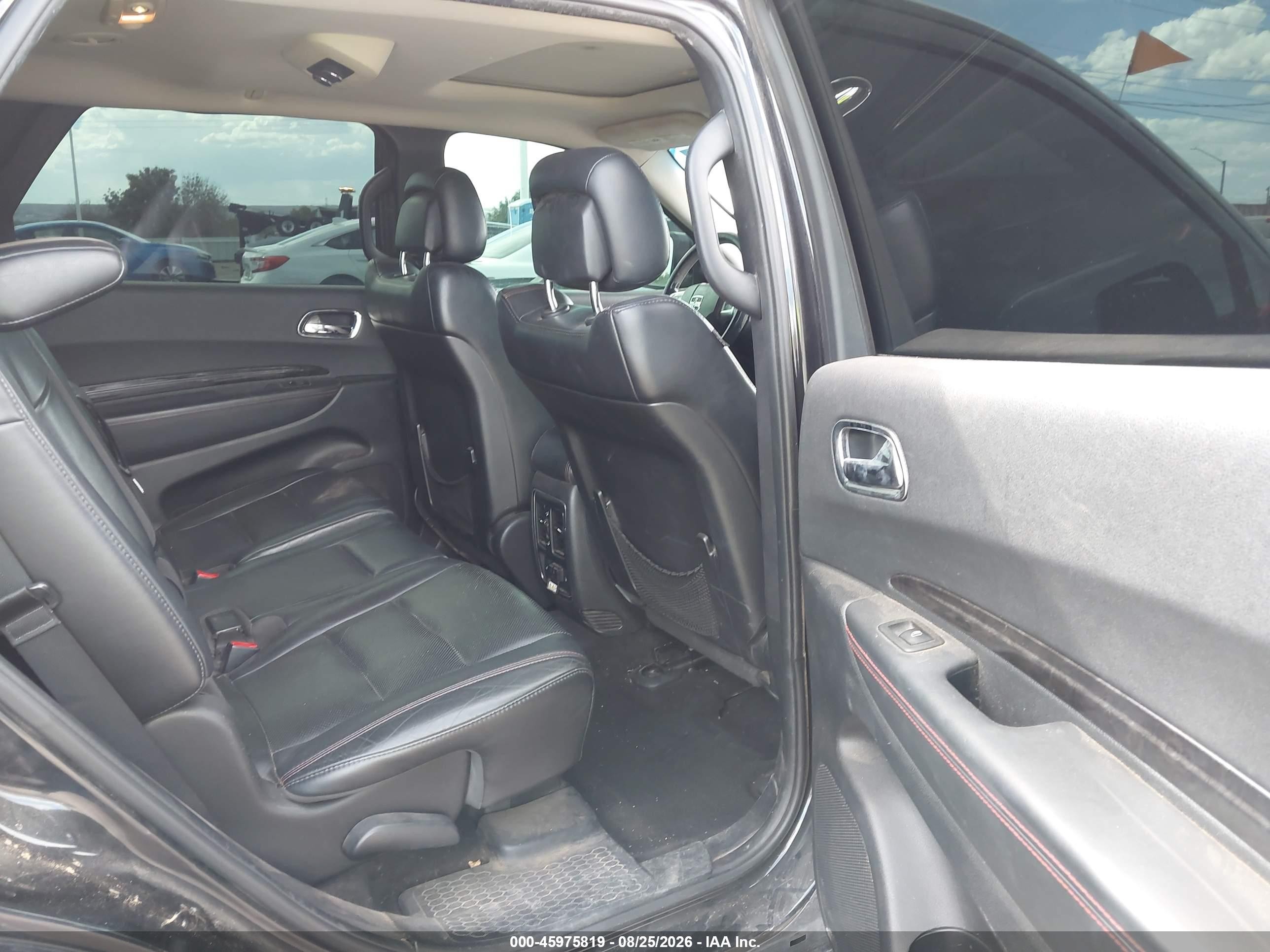 2013 Dodge Durango R/t Черный vin: 1C4SDHCT7DC677343