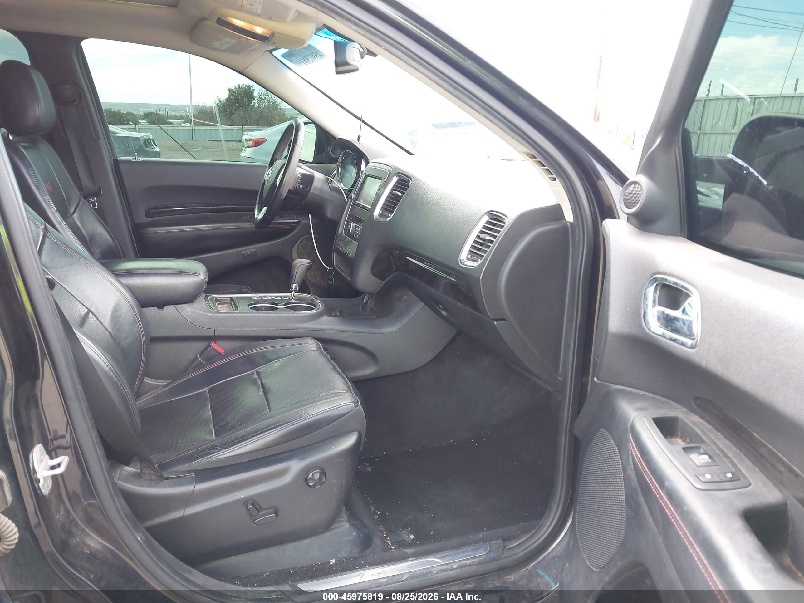 2013 Dodge Durango R/t Черный vin: 1C4SDHCT7DC677343