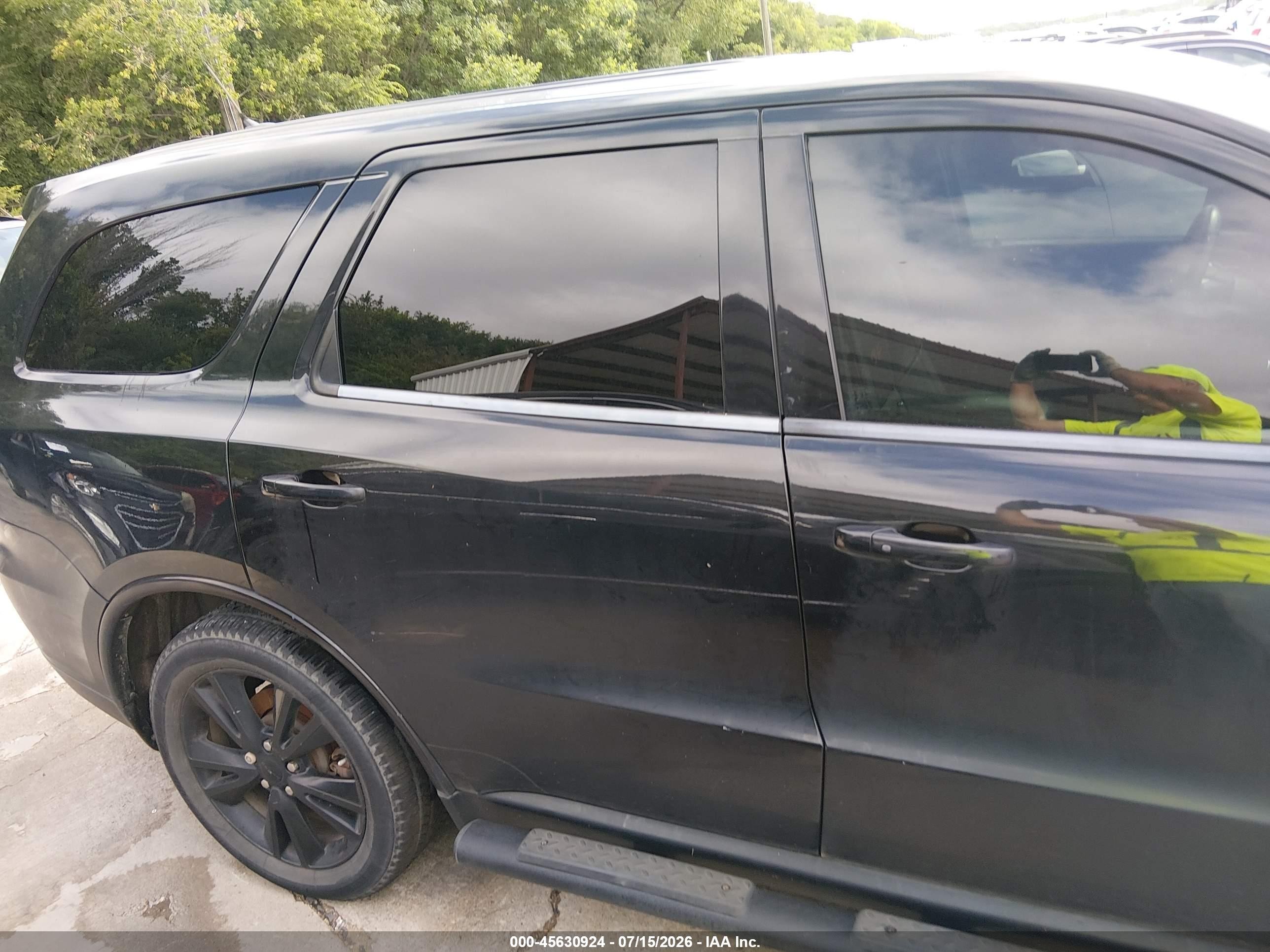 2013 Dodge Durango R/t Черный vin: 1C4SDHCT7DC689055