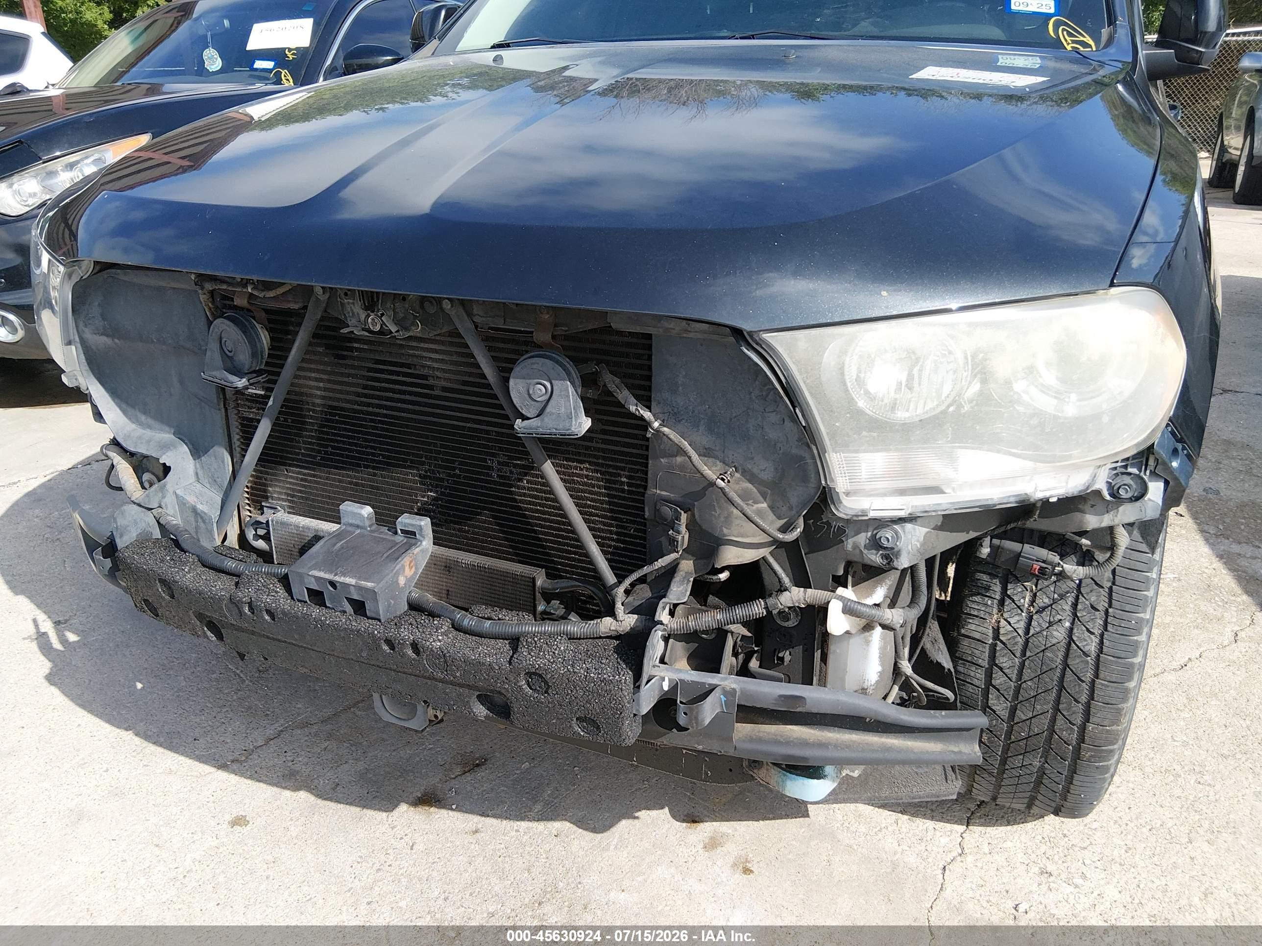 2013 Dodge Durango R/t Черный vin: 1C4SDHCT7DC689055