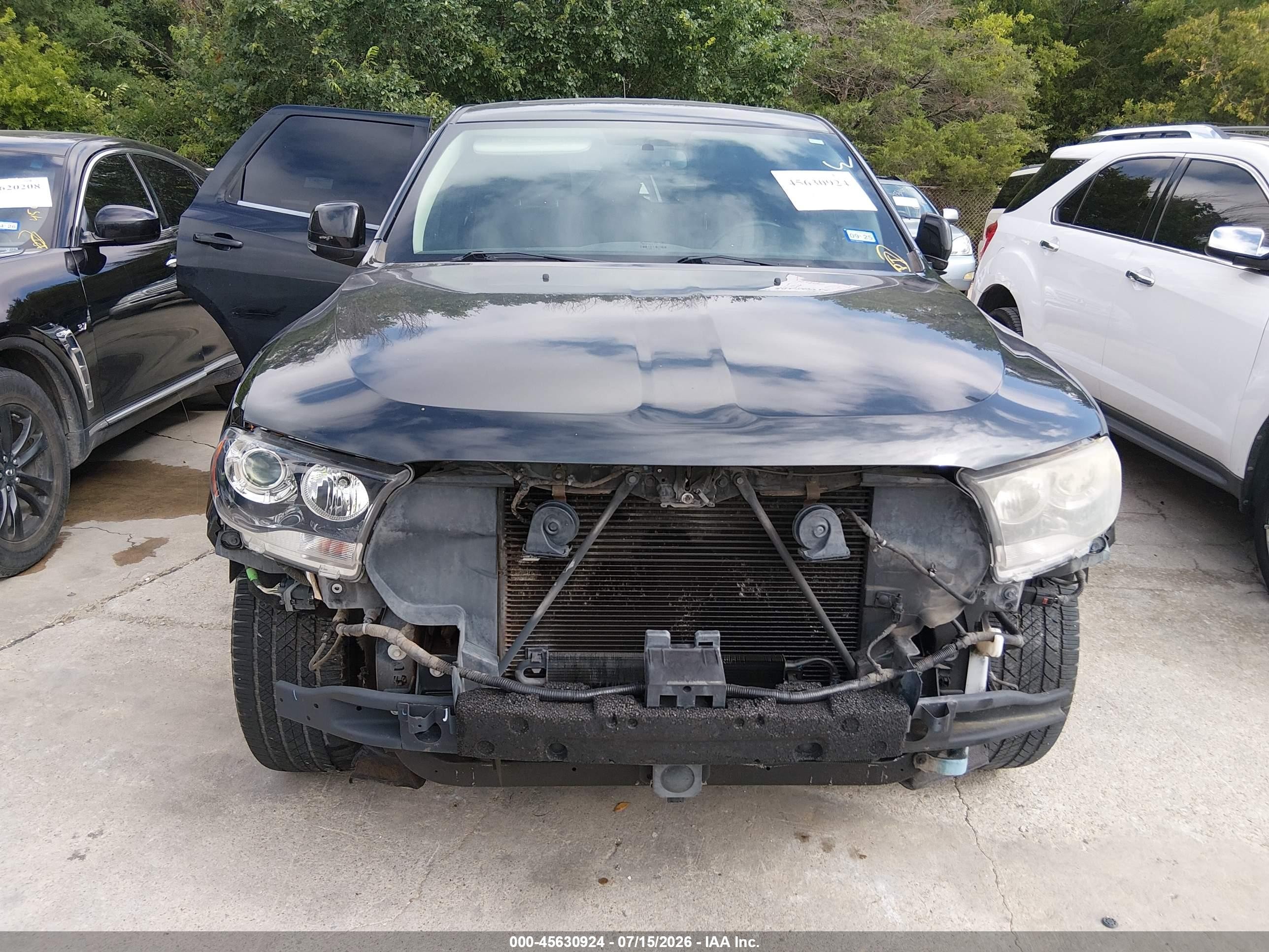 2013 Dodge Durango R/t Черный vin: 1C4SDHCT7DC689055