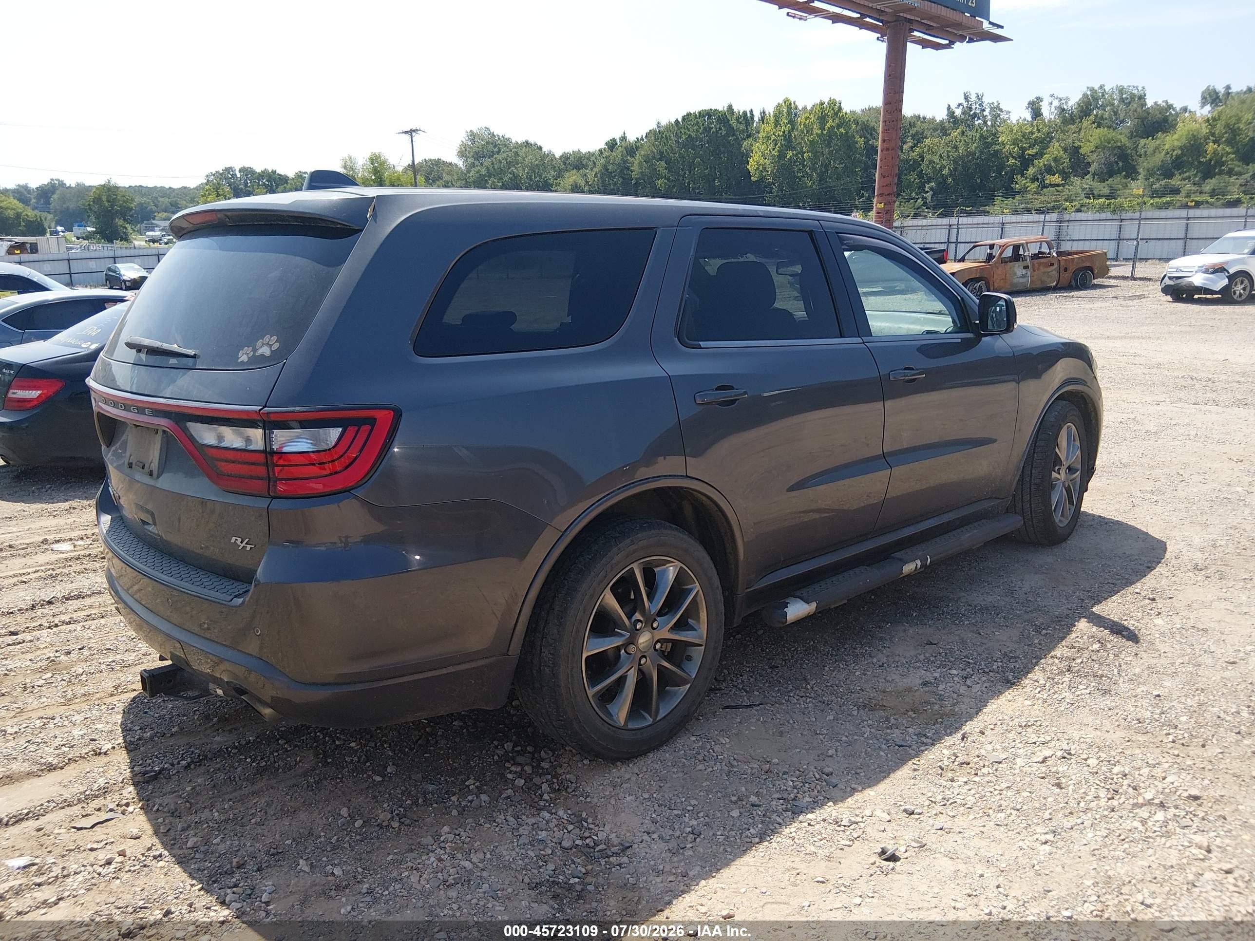 2014 Dodge Durango R/t Gray vin: 1C4SDHCT8EC466900