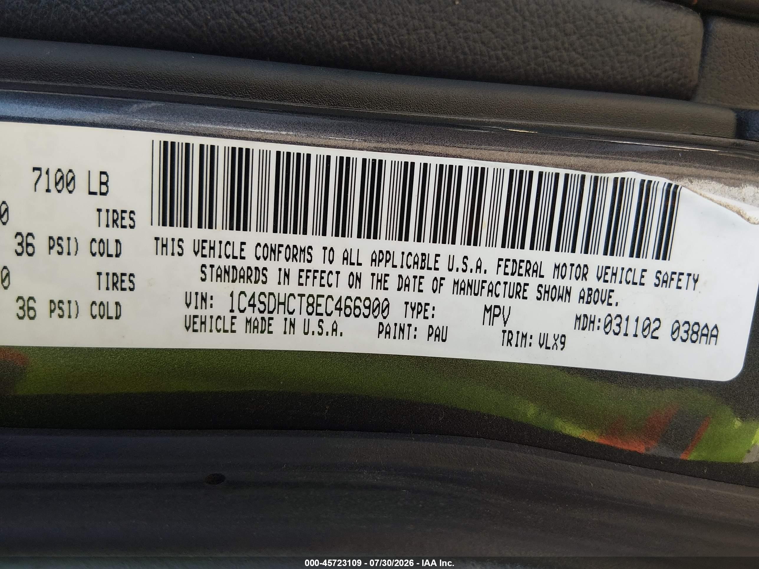 2014 Dodge Durango R/t Gray vin: 1C4SDHCT8EC466900