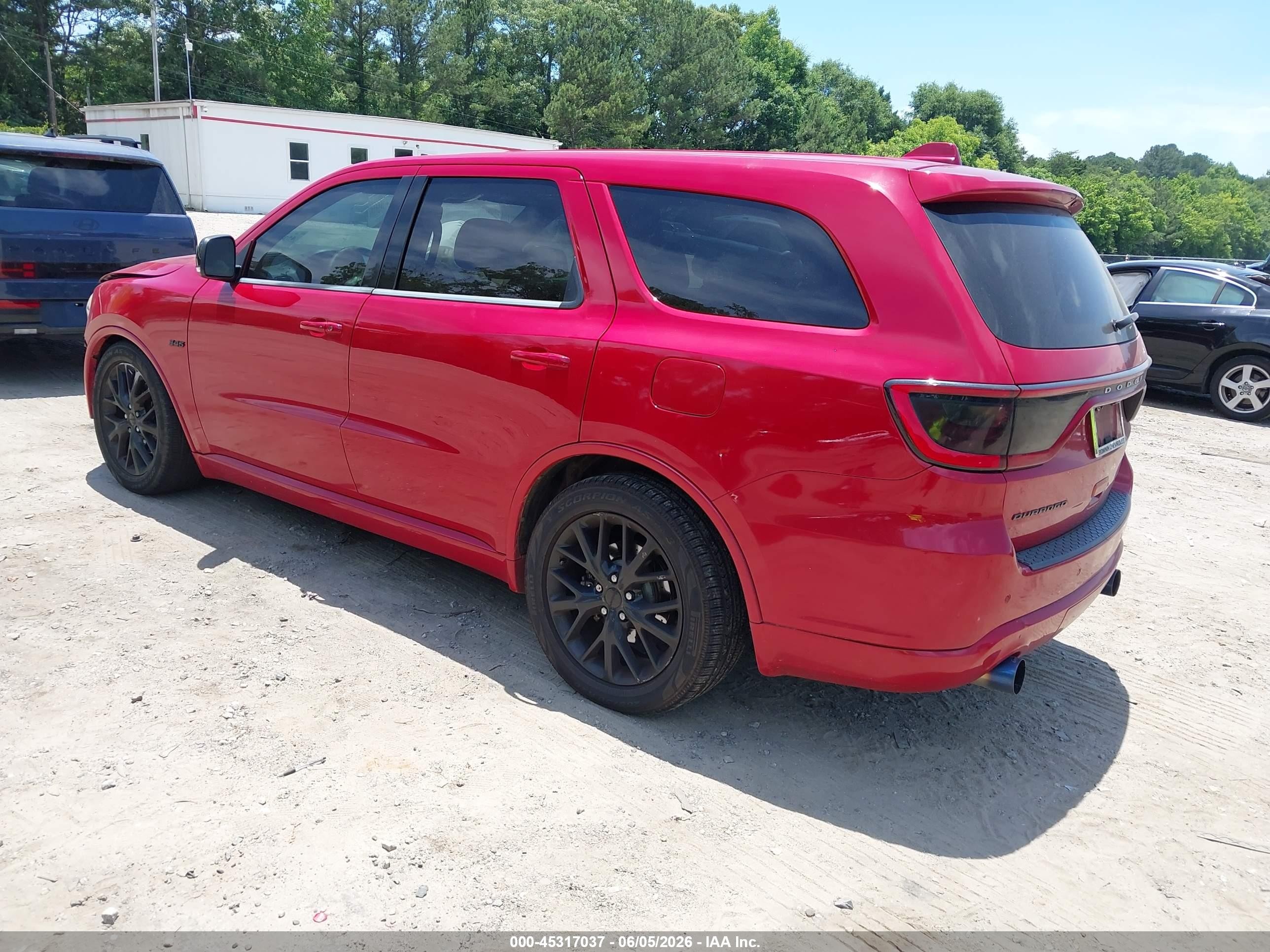 2015 Dodge Durango R/t Red vin: 1C4SDHCT8FC119648