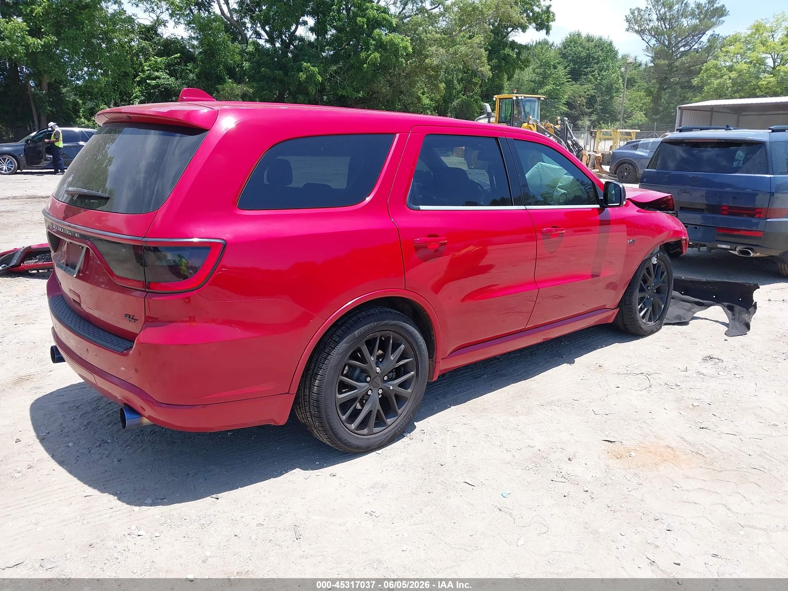 2015 Dodge Durango R/t Red vin: 1C4SDHCT8FC119648