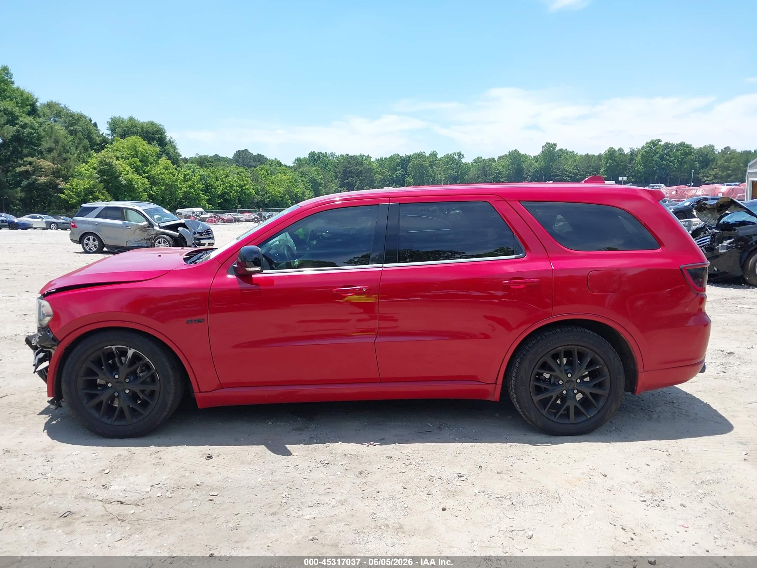 2015 Dodge Durango R/t Red vin: 1C4SDHCT8FC119648