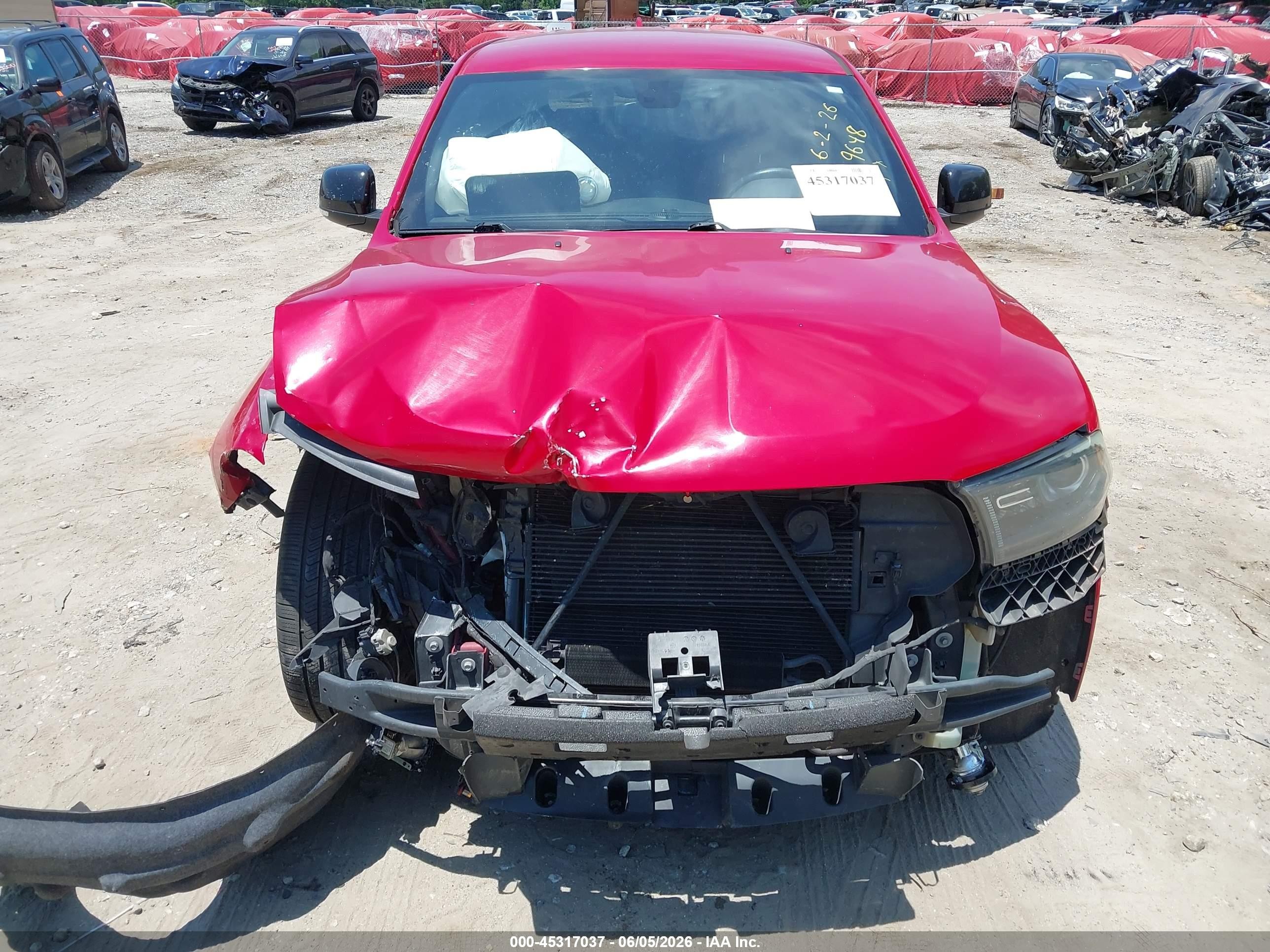 2015 Dodge Durango R/t Red vin: 1C4SDHCT8FC119648