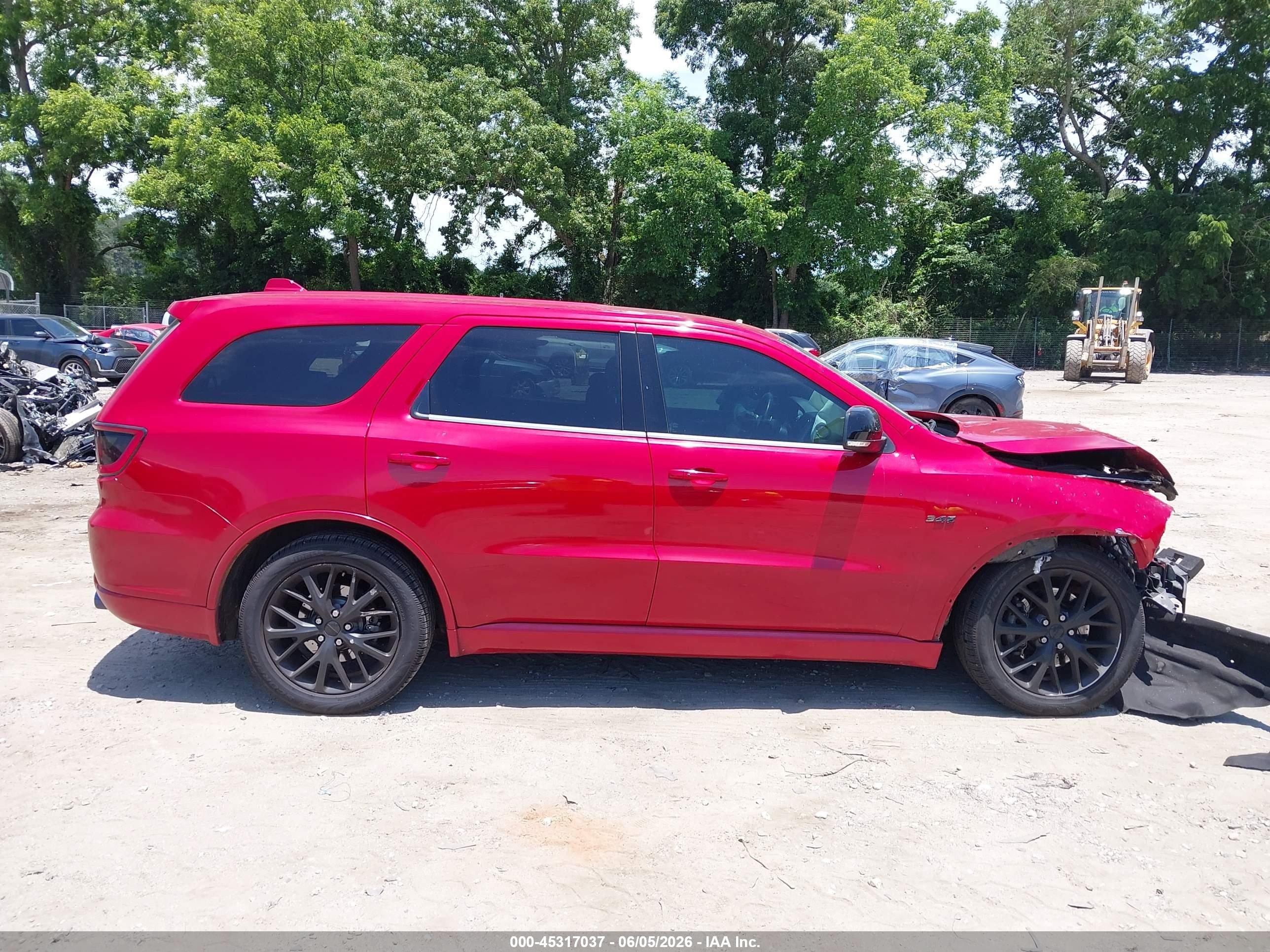 2015 Dodge Durango R/t Red vin: 1C4SDHCT8FC119648