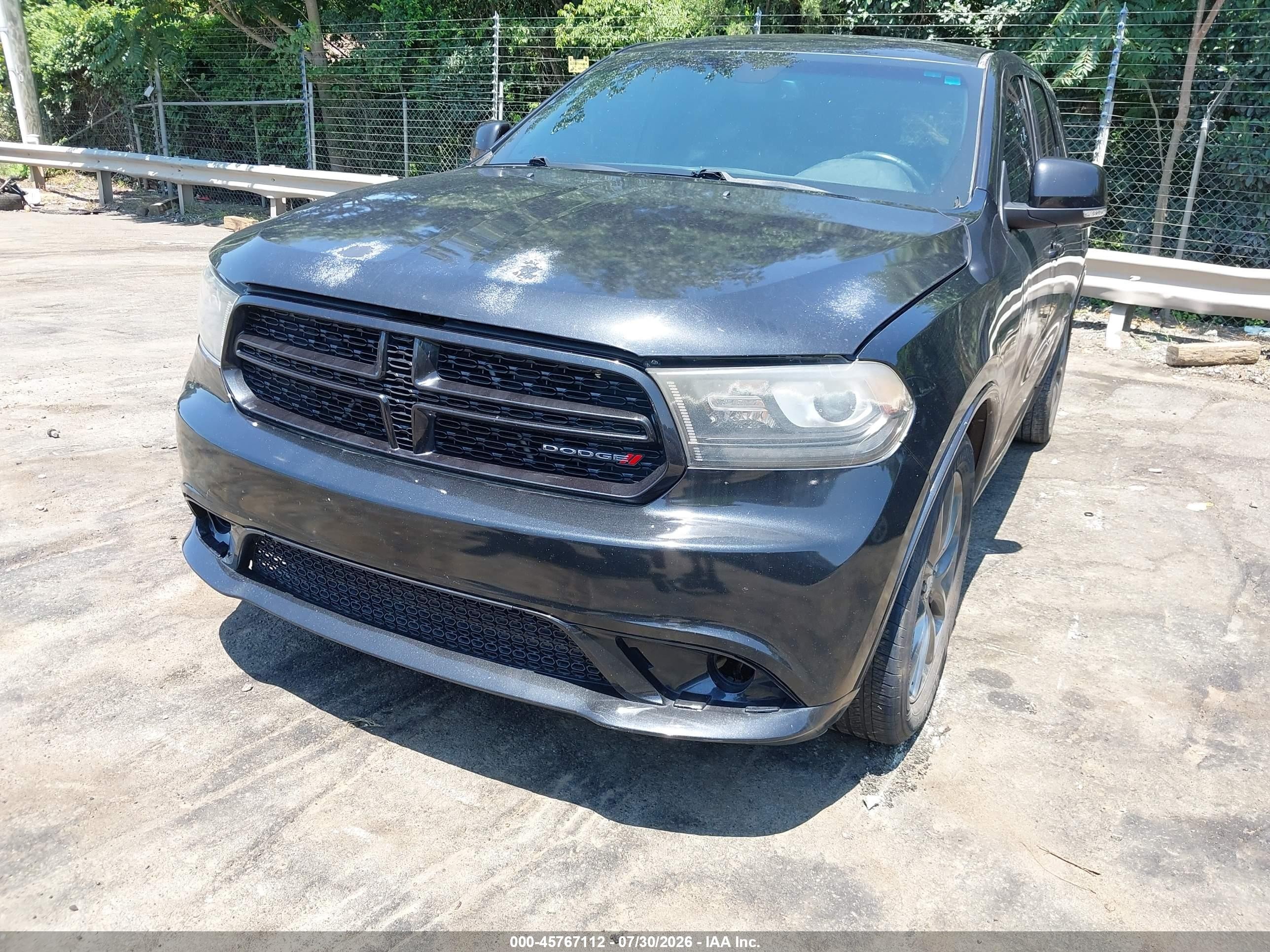 2014 Dodge Durango R/t Black vin: 1C4SDHCT9EC387896