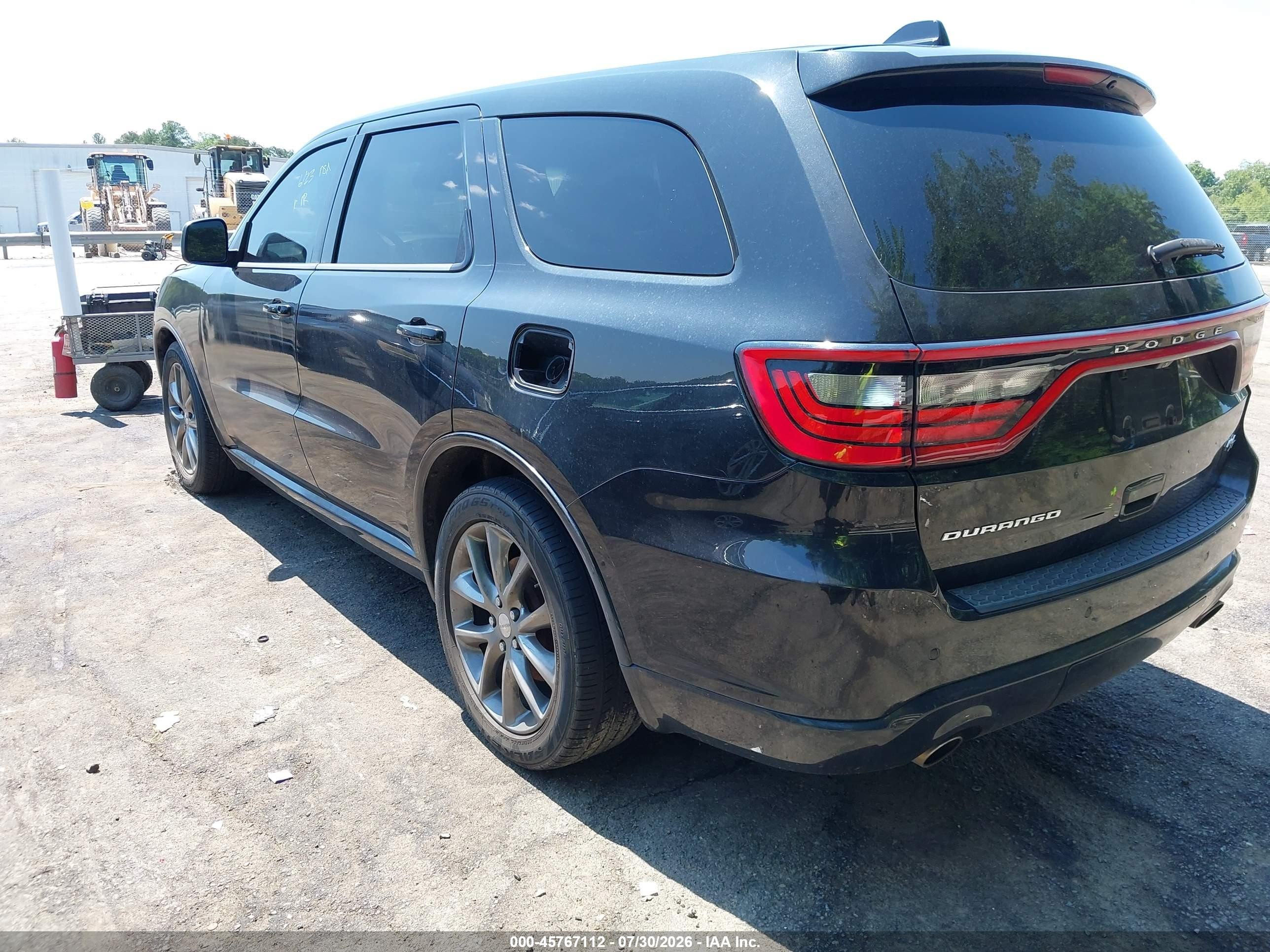 2014 Dodge Durango R/t Black vin: 1C4SDHCT9EC387896