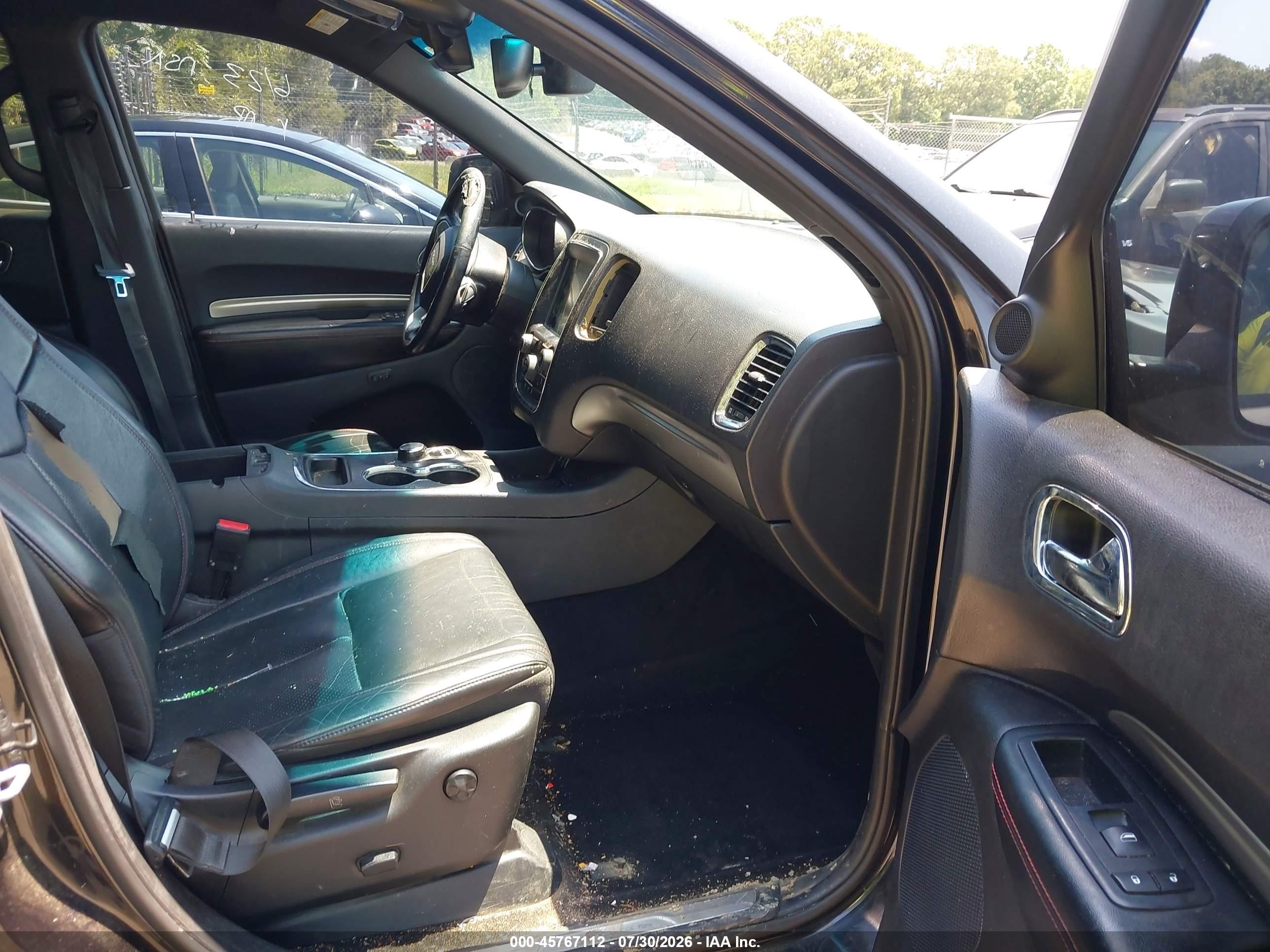 2014 Dodge Durango R/t Black vin: 1C4SDHCT9EC387896