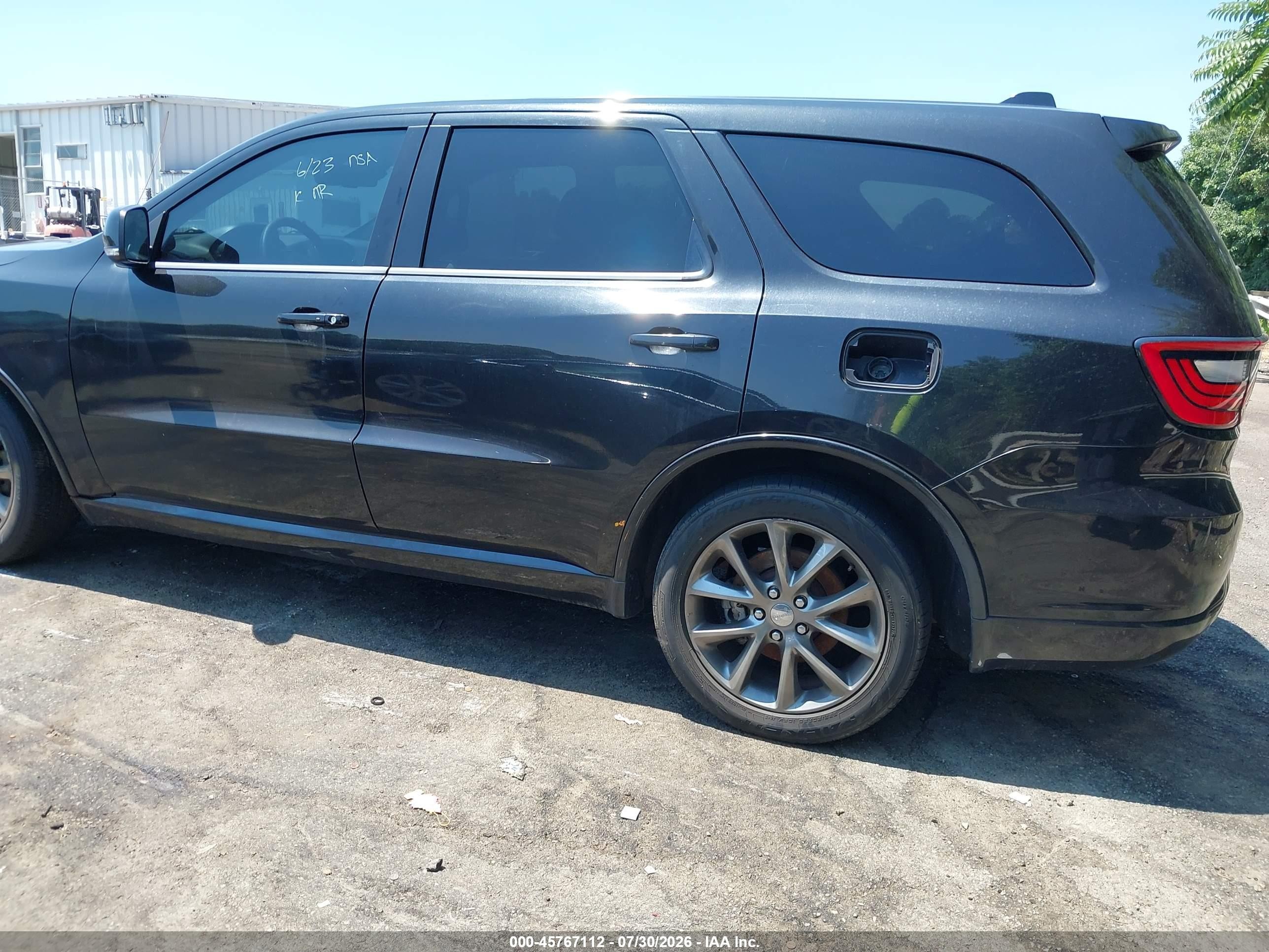 2014 Dodge Durango R/t Black vin: 1C4SDHCT9EC387896