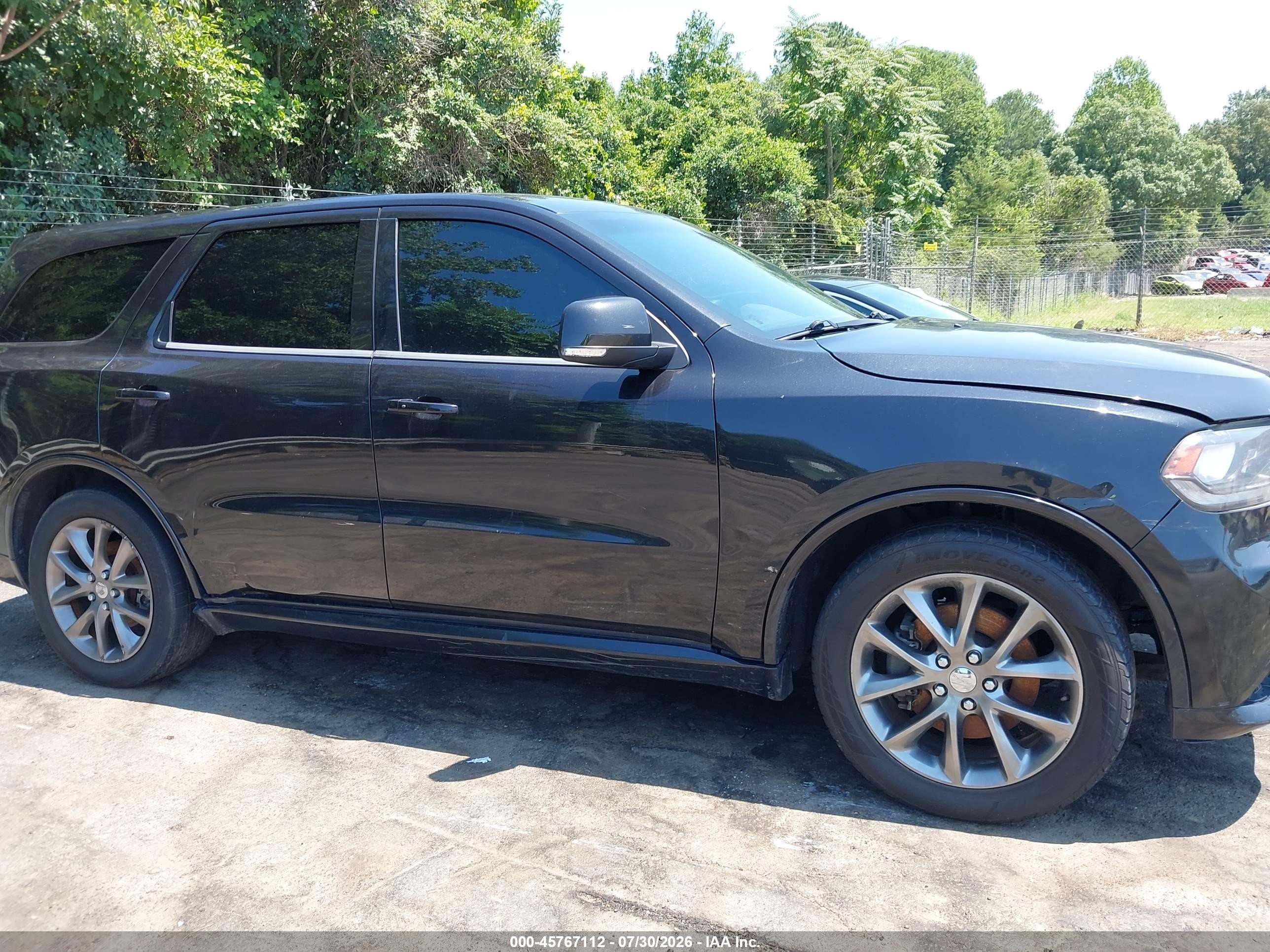 2014 Dodge Durango R/t Black vin: 1C4SDHCT9EC387896