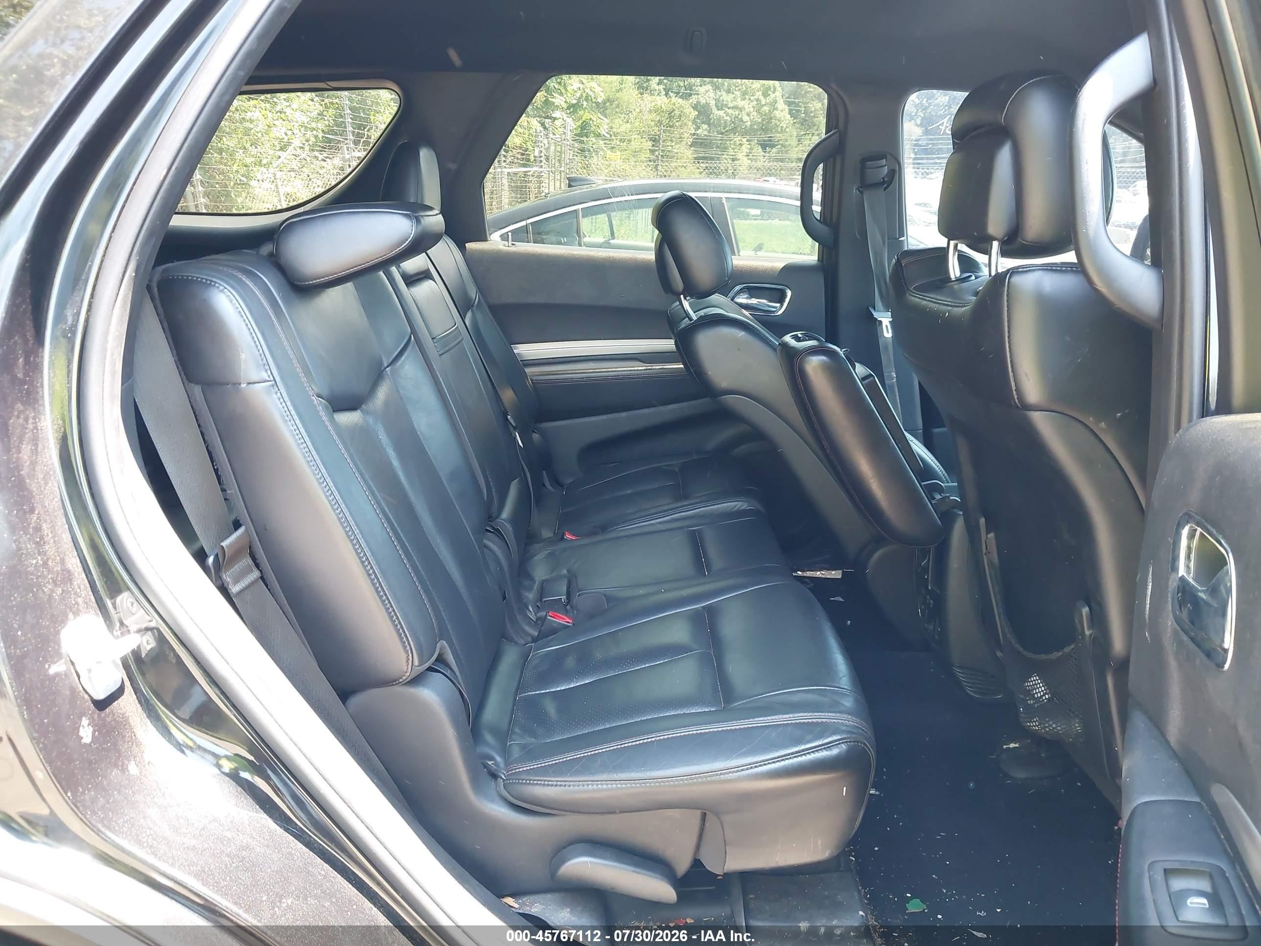 2014 Dodge Durango R/t Black vin: 1C4SDHCT9EC387896