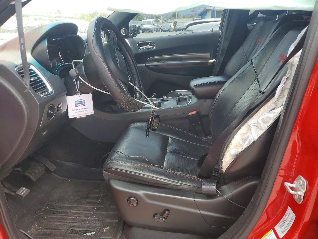 2015 Dodge Durango R Red vin: 1C4SDHCTXFC810129