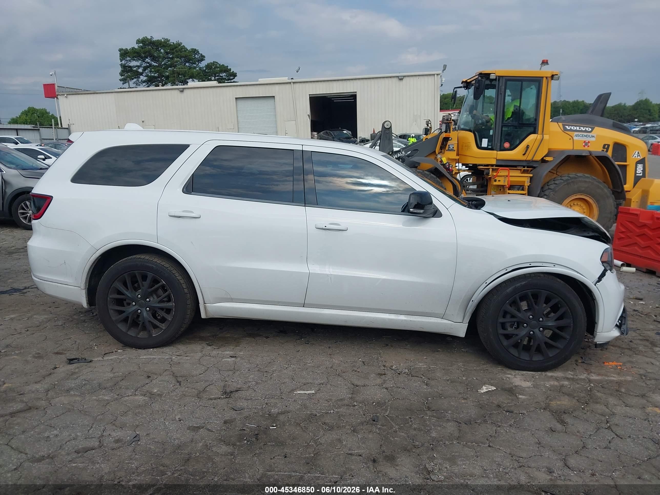 2015 Dodge Durango R/t White vin: 1C4SDHCTXFC810132