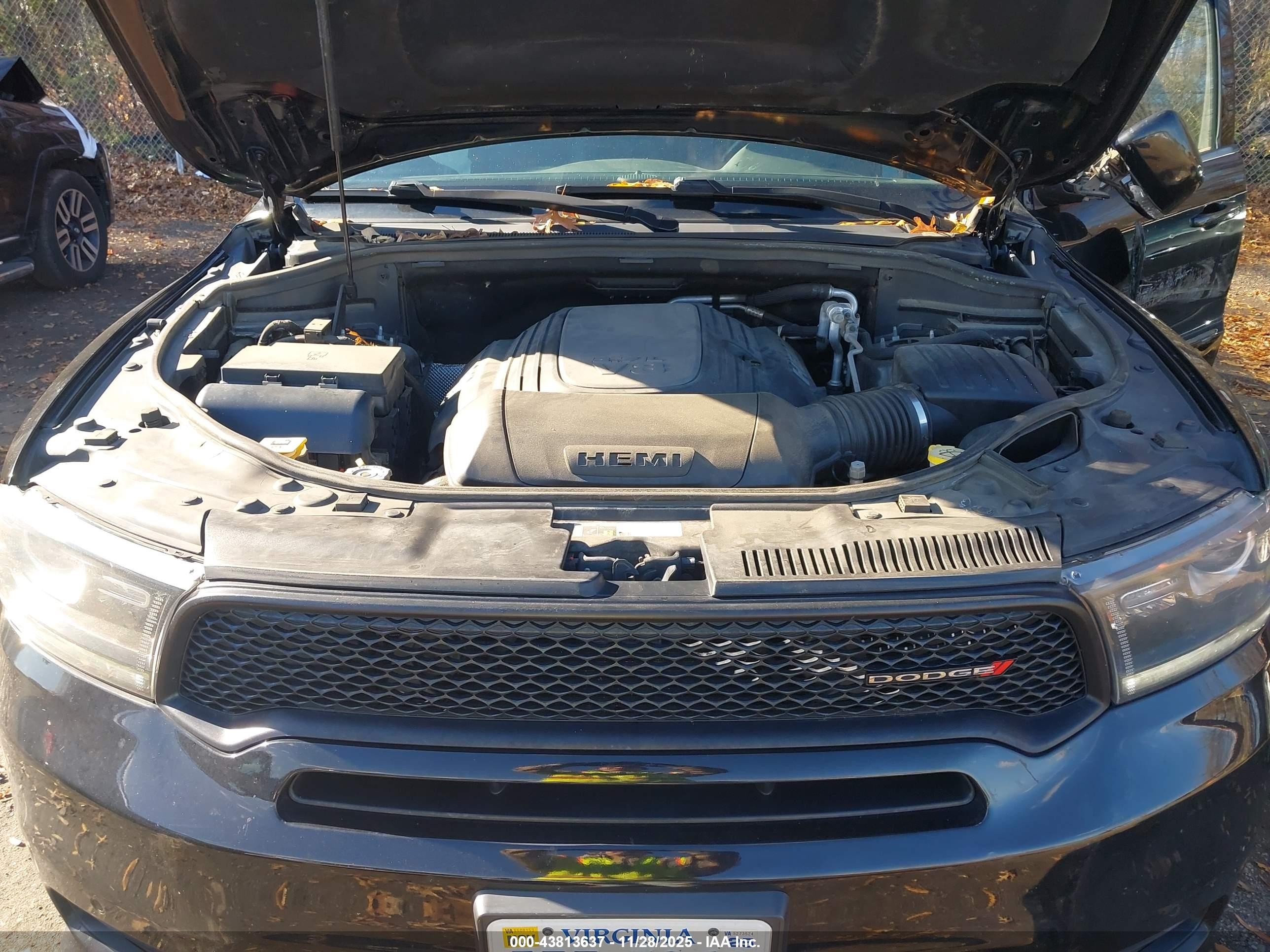 2018 Dodge Durango R/t Rwd Черный vin: 1C4SDHCTXJC473535