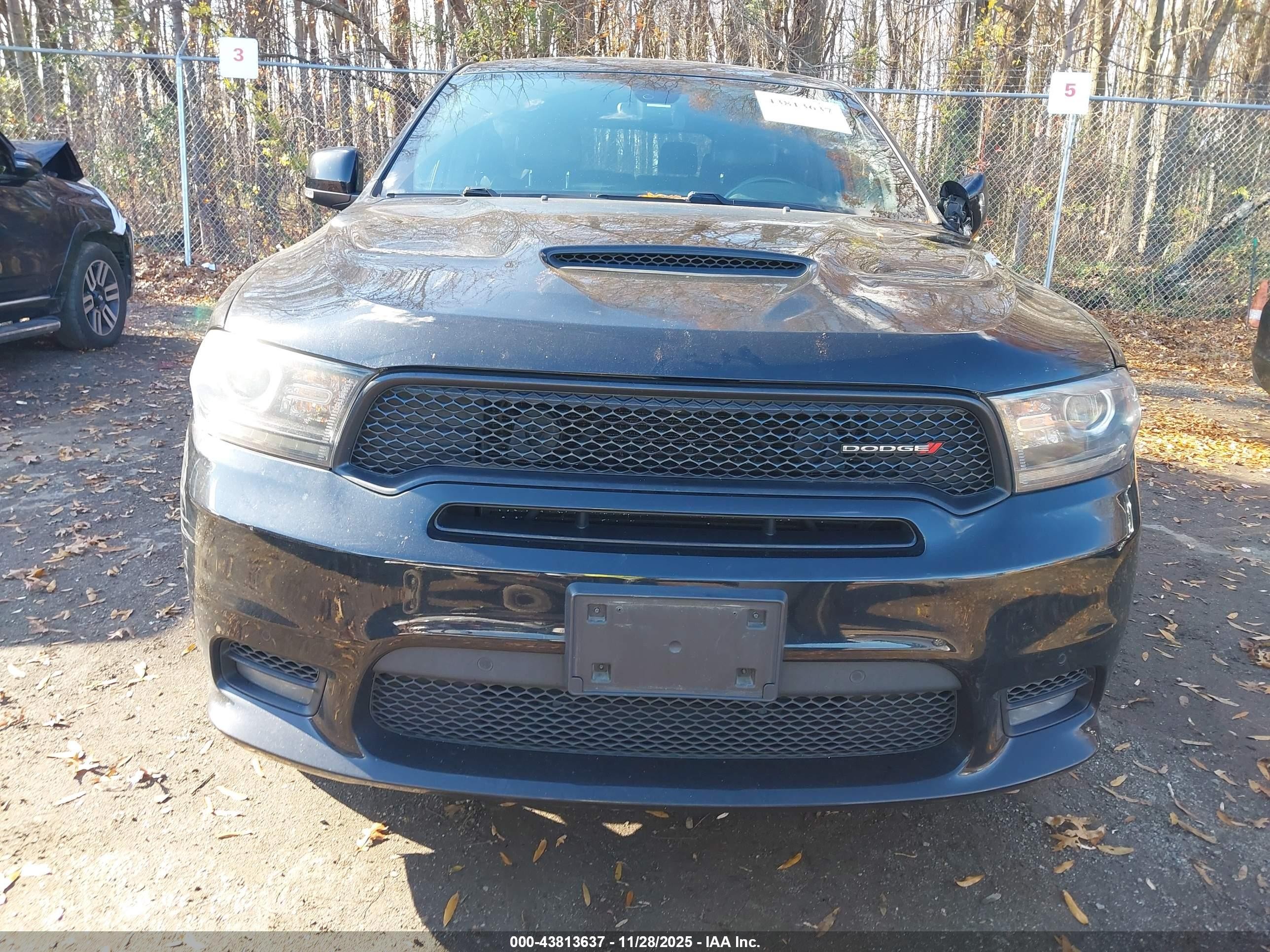 2018 Dodge Durango R/t Rwd Черный vin: 1C4SDHCTXJC473535