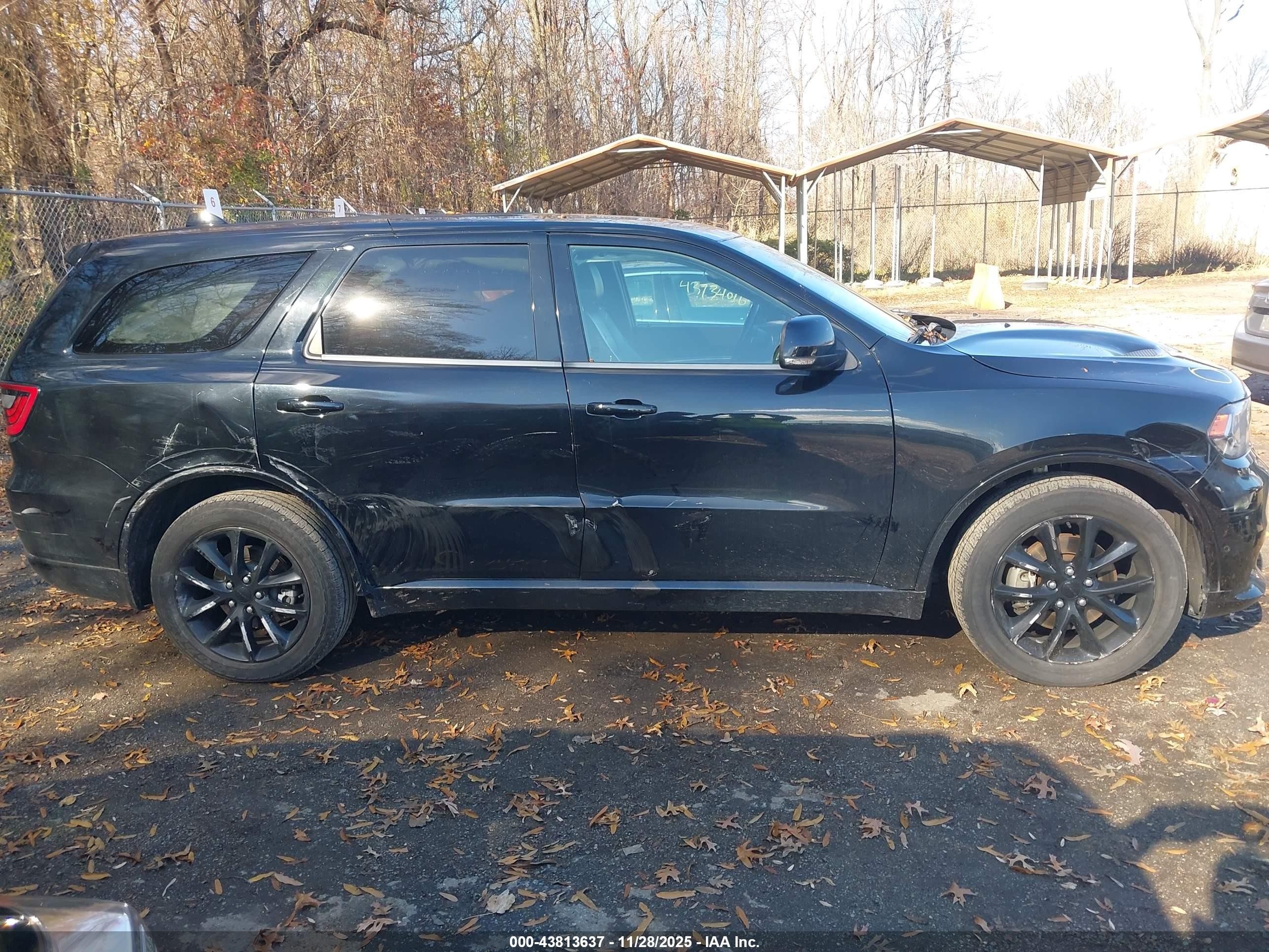 2018 Dodge Durango R/t Rwd Черный vin: 1C4SDHCTXJC473535